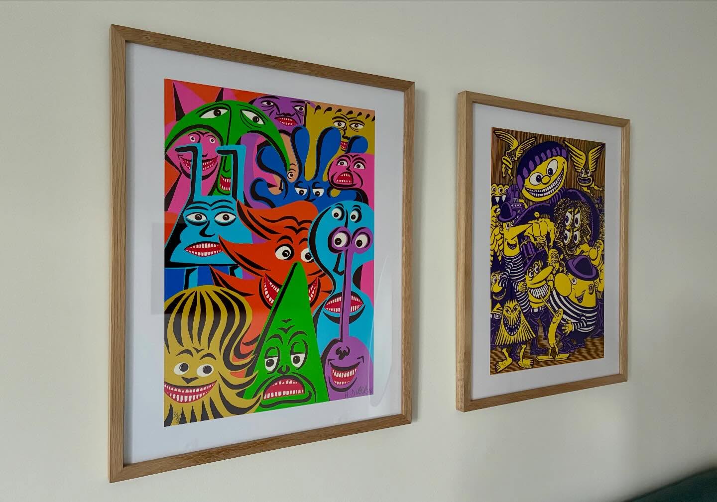 Accrochage en cours ! Un peu de 34 dans le 69
Merci @hervedirosa @galerie_masurel @masurel_editions @olivier_bral_serigraphie @bouquet_crozat