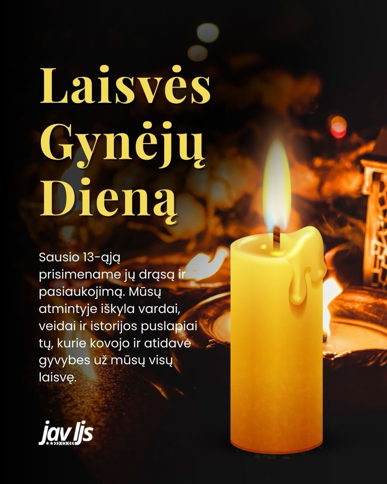 On Jan. 13th, Freedom Defenders Day, we remember the names, faces, courage, and sacrifice of those who fought and gave their lives for Lithuania’s freedom.