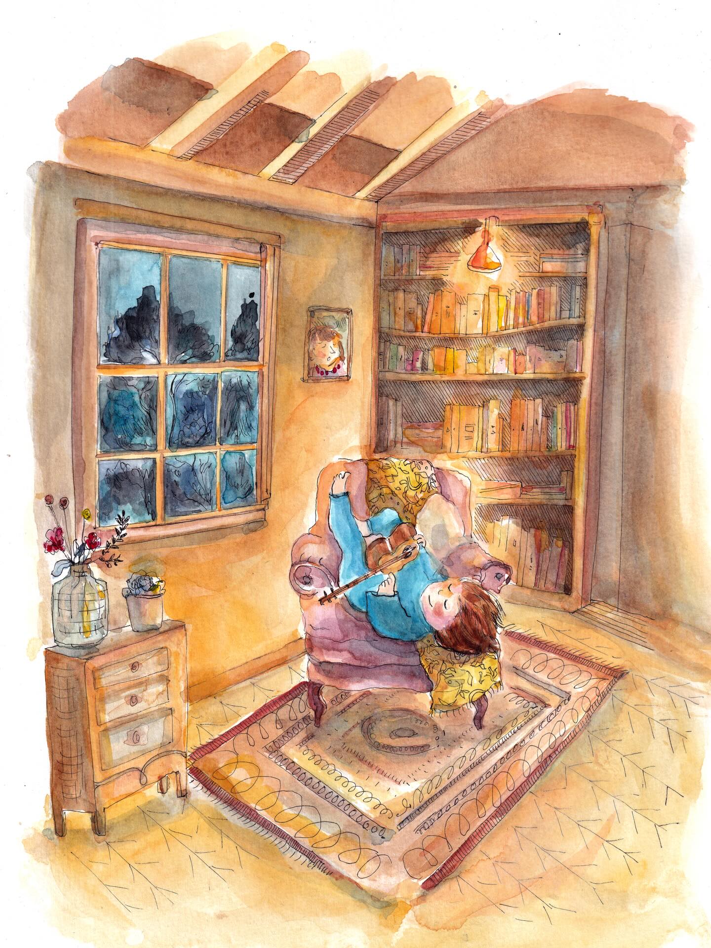 C’est le moment de vous dévoiler le premier extrait d’un album à paraître au printemps, « Le Chant du repos », écrit par @fannychartres et illustré par @sara_greselle. Il aborde un sujet délicat mais essentiel pour les enfants concernés et sensibiliser les autres à ce propos: comment vivre avec le souvenir de son parent disparu ?
#letageredubas #lechantdurepos #fannychartres #saragreselle #litteraturejeunesse