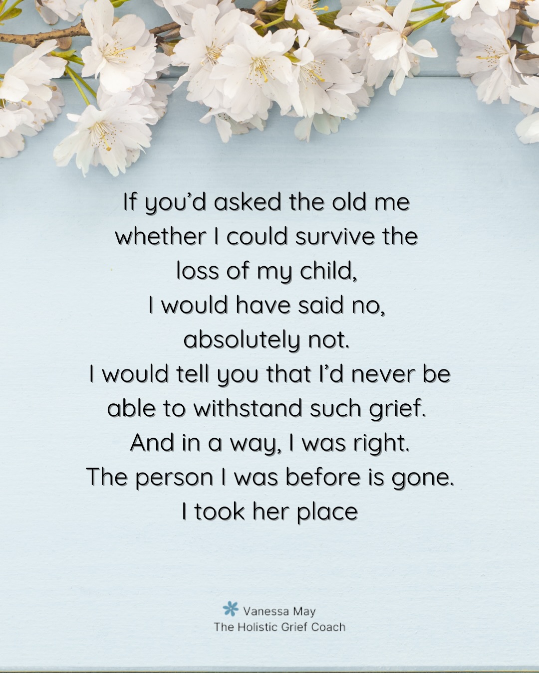 A life-changing loss means we are never the same again. That doesn’t mean we can’t live a purposeful life but it does mean we probably look at life completely differently and we may feel we no longer fully belong in the world we once knew 🤍
If this post resonates, please share, save, like and follow 🩶
.
#bereavedmother #childloss #lifechangingloss #multiplelosses #griefishard