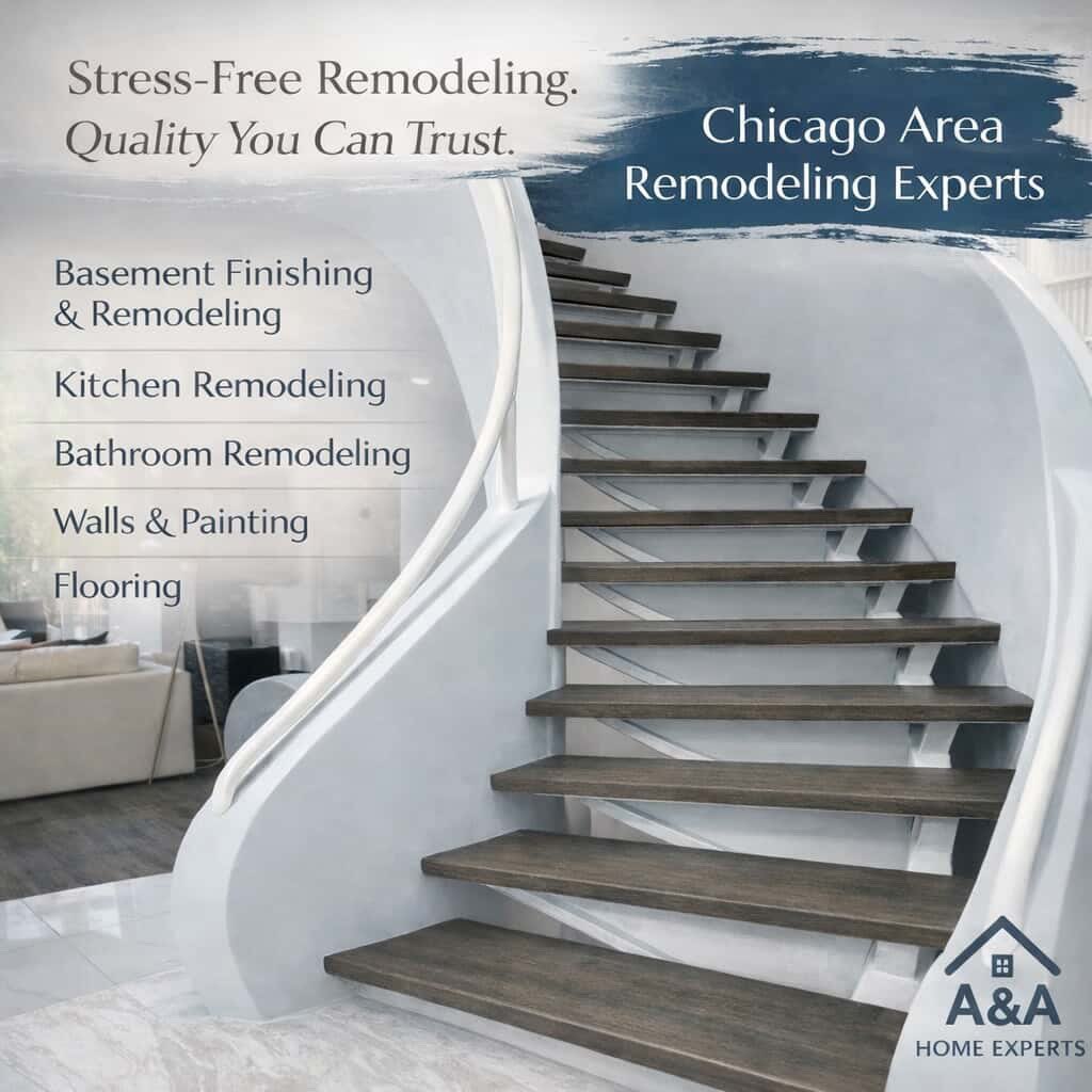 Remodeling isn’t just about materials —
it’s about trust, planning, and execution.
At A&A Home Experts, we focus on clean work, clear communication,
and results that feel right — not rushed.
Kitchens, bathrooms, floors, walls —
everything done with attention to detail and respect for your home.
📍 Chicago & surrounding suburbs
📞 872-222-1735
🌐 www.aahomeexperts.com
Ready to improve your home?
Let’s talk.
#ChicagoRemodeling
#HomeRenovation
#KitchenRemodel
#BathroomRemodel
#InteriorRenovation
HomeExperts
ChicagoContractor
QualityCraftsmanship
StressFreeRemodel