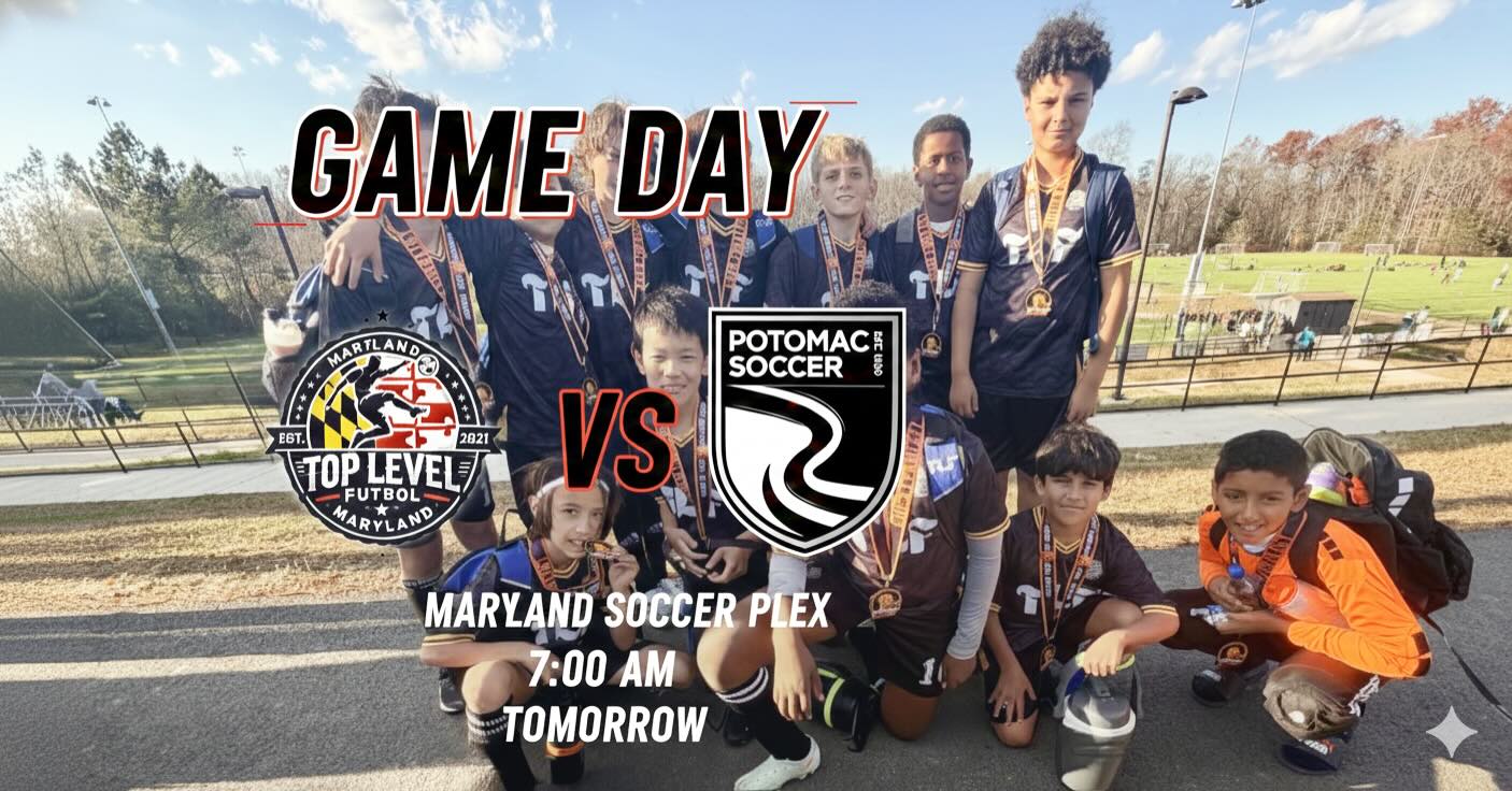 🗓 When: Tomorrow
📍 Matchup: Top Level Futbol vs. Potomac
⚽️ Age Group: U12 Boys
Let’s go TLF! ⚪️⚫️🟡🔴
#TopLevelFutbol #TLF #MarylandSoccer #YouthSoccer #DMVSoccer