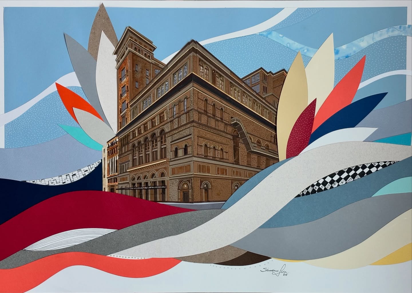Carnegie Hall
O Carnegie Hall emerge como um organismo vivo onde arquitetura, memória e som se entrelaçam.
Nesta obra, as ondas visuais traduzem a musicalidade invisível que atravessa o tempo, enquanto portais e ritmos gráficos evocam o eco contínuo da experiência artística.
Uma imagem para ouvir com os olhos.
Nesta arte feita para @artnowreport, me inspirei no encontro entre Tom Jobim e Frank Sinatra.
Músicas lindas que faziam a pista de dança lotar nos bailes!
Memórias boas de ver meus pais dançando pelo salão e memórias minhas também, dançando com meu marido quando ainda éramos namorados.
Bons tempos!
“Quando o som silencia, a memória continua.”
E você, que música marcou suas memórias?
#arte #artecontemporânea #colagem #presentecriativo
#artnowreport