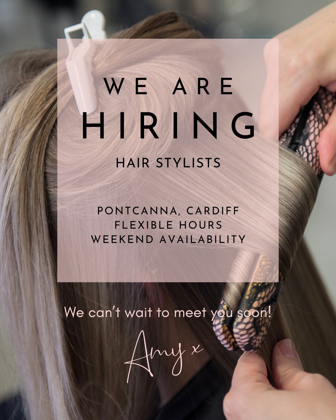We’re hiring stylists! 💗✨
Stylist cover needed Tues–Sun (flexible hours, 1 weekend day required).
Open to two part-time or one full-time + one shorter-hours role.
We’re looking for fashion-led, warm, bubbly stylists with strong blowdries + styling techniques. Session/editorial experience is a bonus.
💖 Employed or self-employed options.
💖 Training & career progression funded.
Interviews w/c 15th. Immediate start available.
DM to apply ✨
