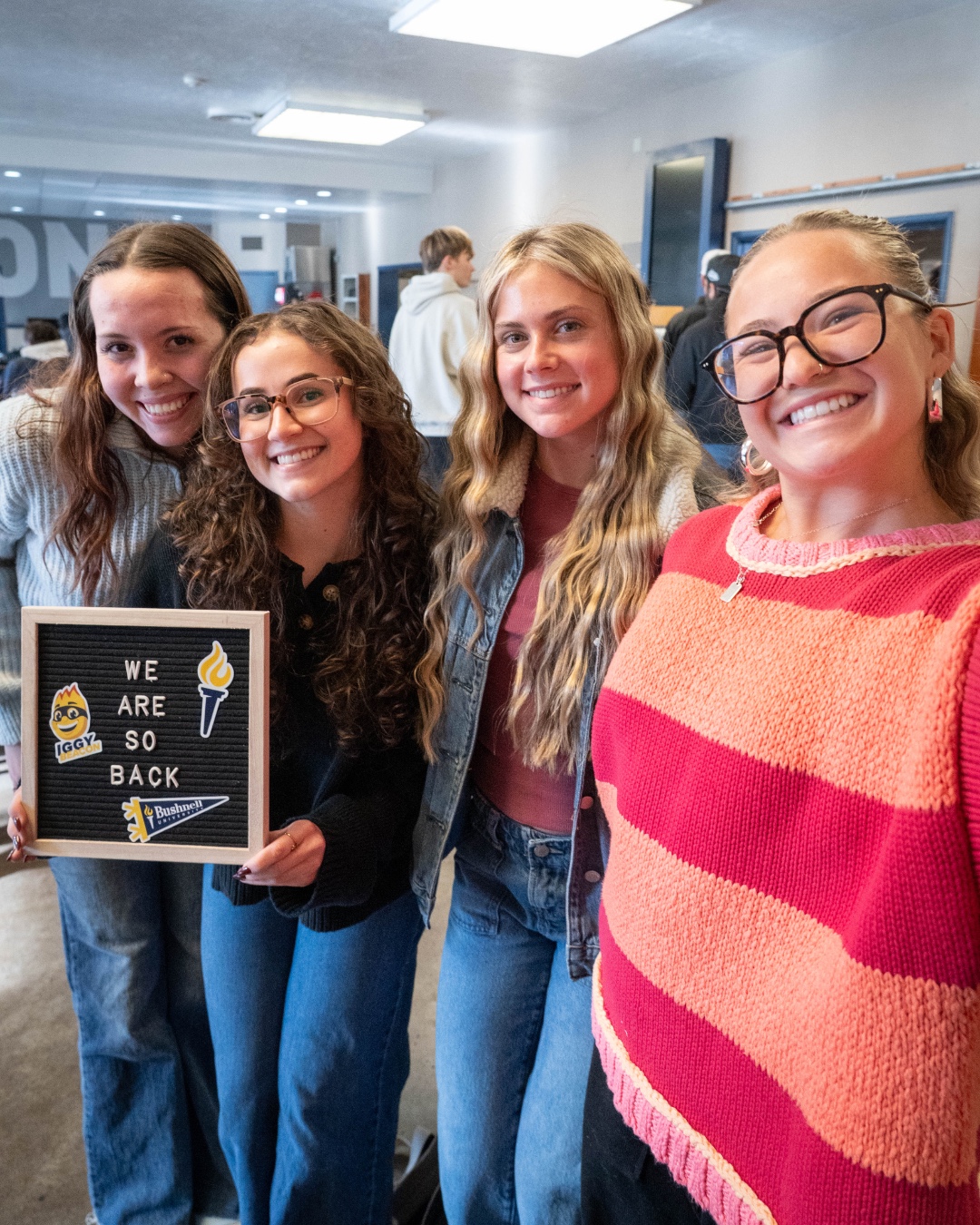 New semester, same community. We are so back for spring! 💙💛