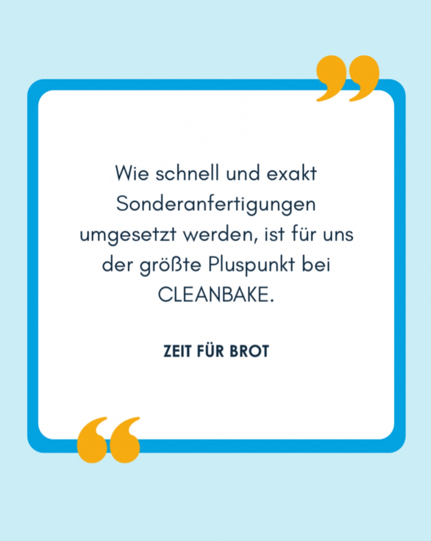 Präzision, Geschwindigkeit und echte Partnerschaft: Danke Zeit für Brot für das Vertrauen in unsere Sonderanfertigungen. Bei CLEANBAKE ist Maßarbeit Standard. 💙
Du möchtest mehr erfahren oder unsere Produkte testen?
Dann melde dich bei uns:
📧 sales@itt-textiles.com
📞 0151 23518269
🌐 www.cleanbake.de