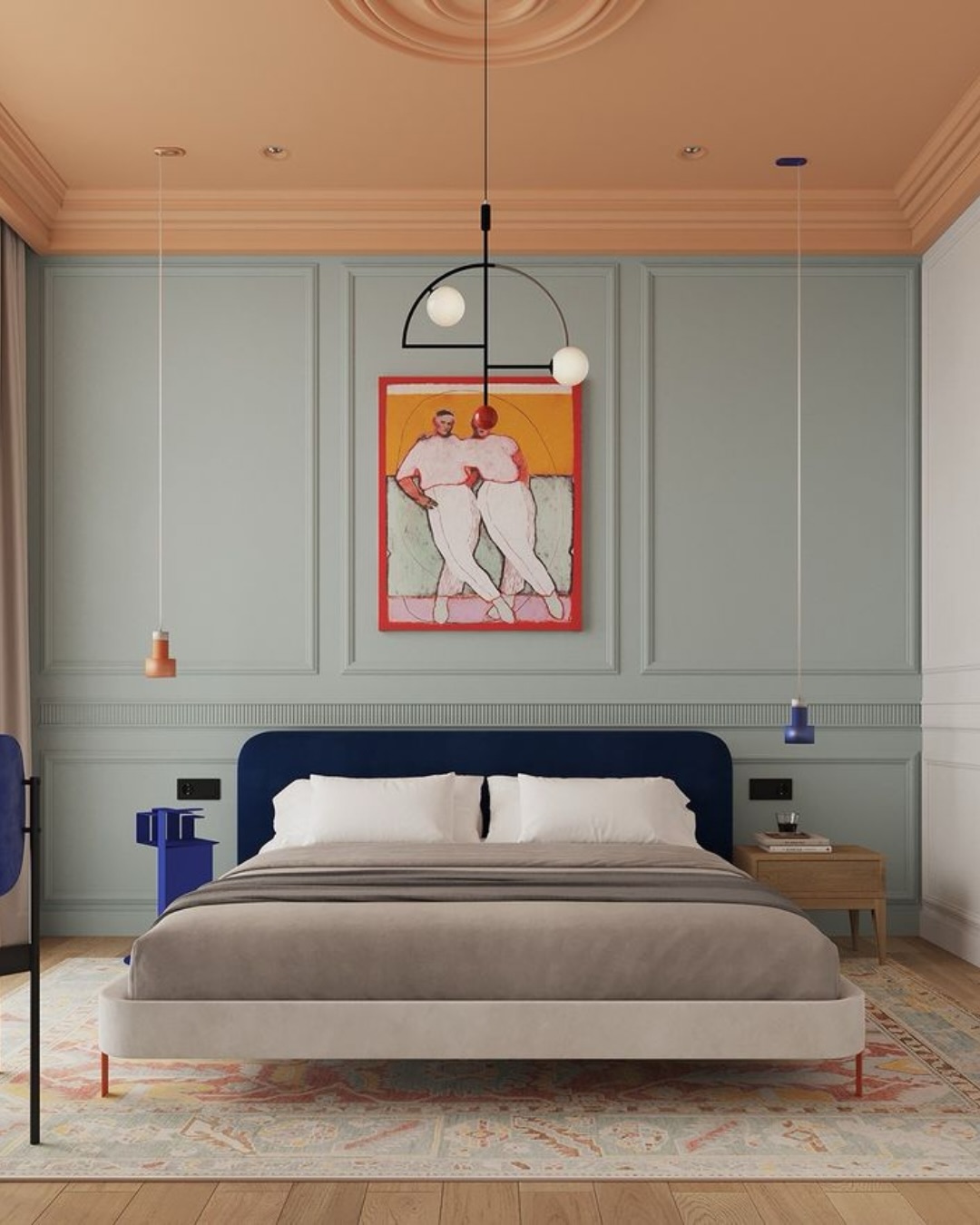 Because we already long for spring, here is a fresh and soft color that I really like to use at the moment. This color can be used in any room of your house, it brings a feeling of freshness.
It associates with many colors such as yellow, red, green or even other blues.
Don’t hesitate to choose this color for your next renovation to bring a breath of fresh air into your home.
Inspos by Pinterest
#glacialblue #blue #tendancecouleur #peinture