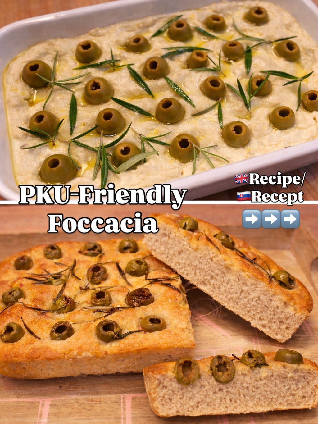 🇸🇰
Domáca PKU focaccia 💗 437g=368mg Phe
👉 Ak máš problém nájsť recept na blogu, napíš do komentára FOCACCIA a pošlem ti priamy link. 💖💖
🇬🇧
Homemade PKU focaccia 💗437g=368mg Phe
👉 Can’t find the recipe on our blog? Comment FOCACCIA and I’ll send you the direct link. 💖💖
#focaccia #foccacia #ups #pku #pkufriendly #baking #recipeoftheday #italy #italian #bread #focacciabread #yum #momlife #pkumom