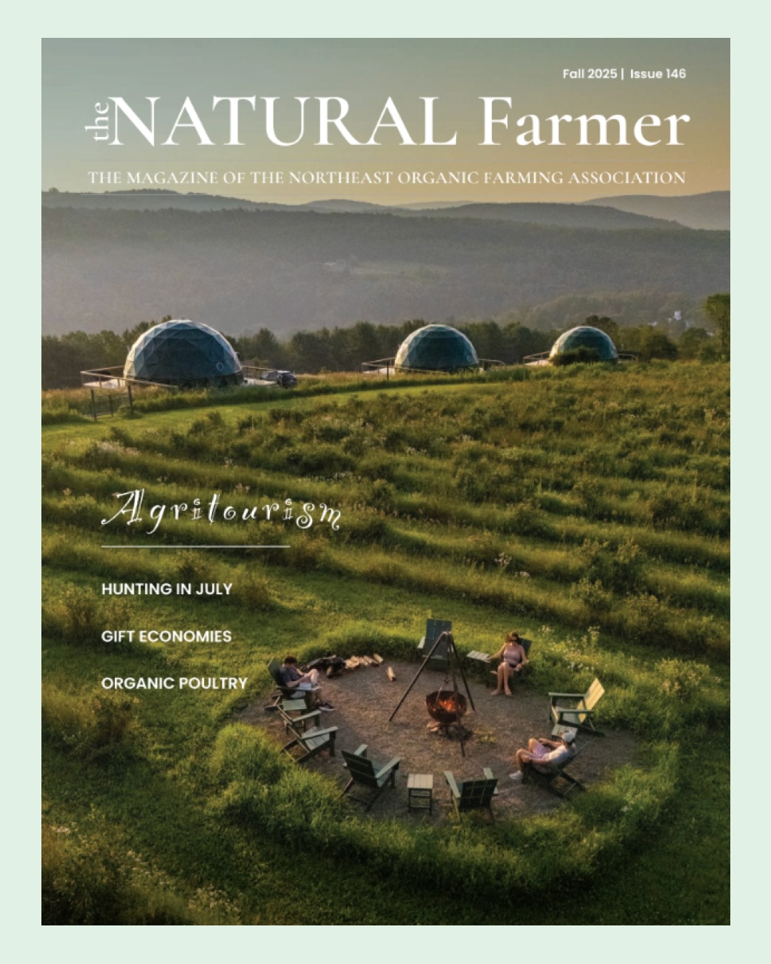 In our recent Agritourism edition, we featured many articles and perspectives about the ever growing and changing nature of experiential hospitality. This article from @jonathan_dean_today highlights a collection of experiences and reflections from his time in the Hudson Valley.
🌱 We are excited to continue sharing stories, technical articles, and interviews in 2026! The deadline for Organic Fruit Production submissions is Feb 1.
To read more articles and all the latest happenings in NOFA, visit thenaturalfarmer.org 🌿
📸: Thank you Jackson Hern for the photos
.
.
.
#NOFA #OrganicFarming #RegenerativeAgriculture #TheNaturalFarmer #UpstateNY