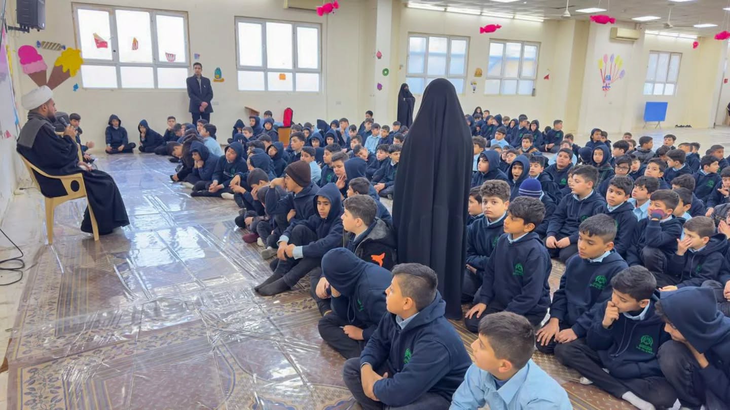 أعظَمَ اللّٰهُ أُجُورَنا وأُجُورَكم بمُصاب ذِكرى استِشهادِ الإمام موسى بنِ جعفرٍ عليه السلام
Our students gathered to offer our deepest condolences to the Imam of our Time (ajtfs) on the martyrdom of Imam Musa al-Kadhim (a.s).
A few glimpses from today’s majlis dedicated to the Bab al-Hawa’ij. May we carry his steadfastness in our own journeys 🤲🏻