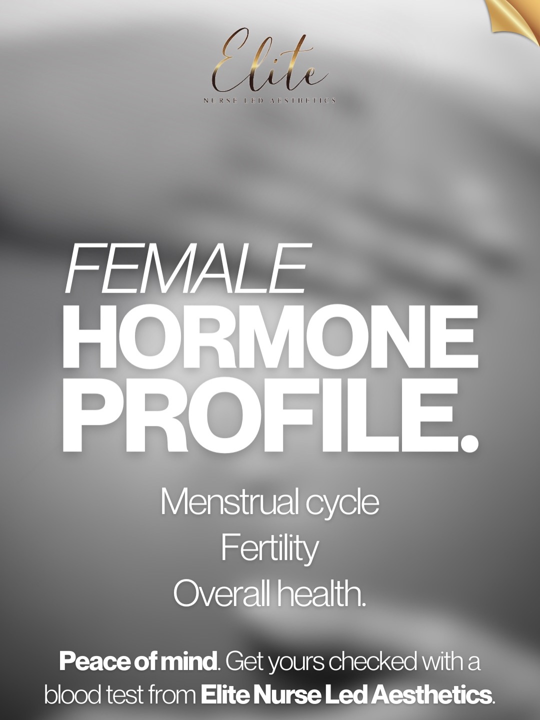 Struggling with symptoms you can’t quite explain? ✨
Your hormones could be the missing piece.
Our Female Hormone Profile blood test is designed to give you clarity and peace of mind by assessing key hormones that impact your:
✔️ Menstrual cycle
✔️ Fertility
✔️ Reproductive & overall health
🧪 Includes testing for oestrogen, LH, FSH, testosterone & prolactin
⏱️ Fast turnaround – results in just one day
💬 DM us to book or ask any questions
Take control of your health with Elite Nurse Led Aesthetics, Wakefield.
📍 Wakefield
📞 0759 638 9971
🌐 eliteaestheticsclinic.com
#EliteNurseLedAesthetics #WakefieldAesthetics #HormoneHealth #FemaleHealth #BloodTestsWakefield