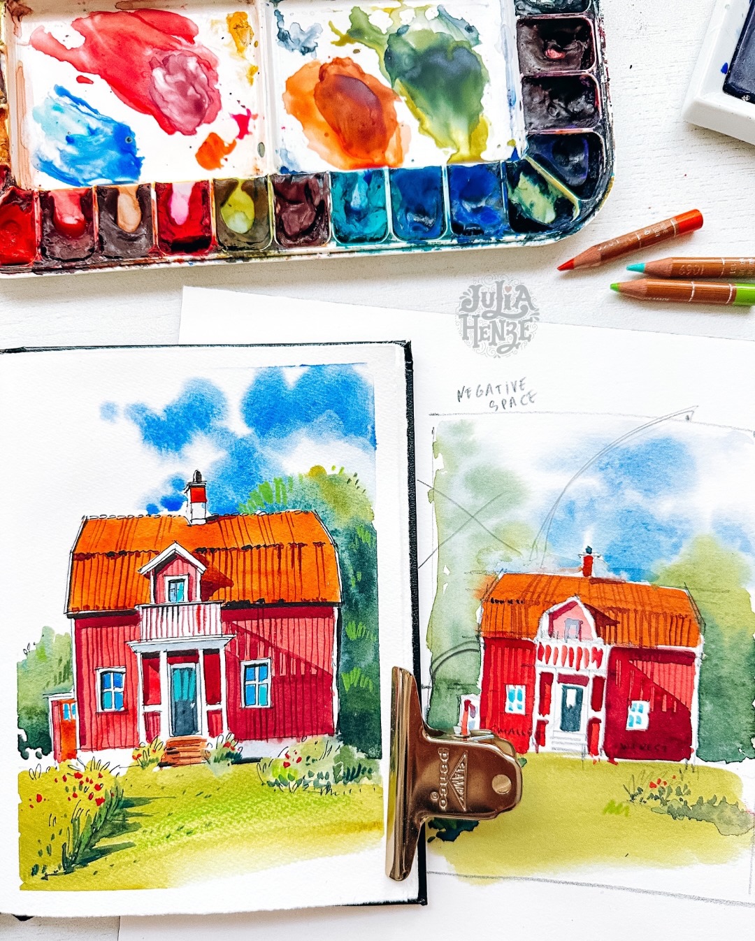 Yesterday’s beginner livestream inside Brave Brushes was such a good reminder of why fundamentals matter so much. Not because they make your sketches perfect (spoiler: they really don’t, it’s all about practice and joy you have while sketching😉), but because they help you draw more consciously, really look without drowning in details and make clear decisions step by step. Proportions, lines, color, shadows are not as rules to follow, but as tools to understand how everything works together👩🏻🎨🎨
What I loved most was the atmosphere. Everyone was relaxed, curious, and fully present. Including me☺️
The recording is now available inside Brave Brushes (link in my profile), so you can watch it back or sketch along in your own time.
Going back to the basics is often exactly what helps you move forward.
Happy sketching, my friends! Hope you will make some wonderful art this weekend.❤️
#urbansketching #bravebrusheslivestream #drawingcommunity #learntodraw #inkandwatercolor