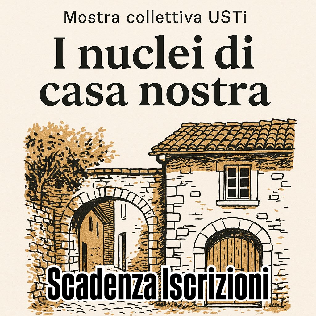 📣 Ultima chiamata per partecipare alla mostra collettiva “I nuclei di casa nostra”! 🖌️🏡
Il tempo stringe… ⏳
Hai tempo fino a domenica per annunciare la tua partecipazione!
Se sei un socio (o vuoi diventarlo 😉) e ti ispira l’idea di raccontare, con il tuo taccuino, l’anima dei borghi ticinesi tra muri in pietra e portoni antichi…
questa è la tua occasione!
🗓️ La mostra si terrà a maggio e giugno 2026 al centro ricreativo Il Pettirosso di Savosa.
📲 Tutte le info e i contatti per iscriversi sono sul nostro sito (link in bio).
🎨 Ogni tratto è una memoria. Ogni disegno, una storia.
#UrbanSketchersTicino #MostraCollettivaUSTi #INucleiDiCasaNostra #SketchLife #DisegnoDalVero #TaccuinoDiViaggio #BorghiTicinesi #Savosa #USTi2026 #DisegnareInsieme
