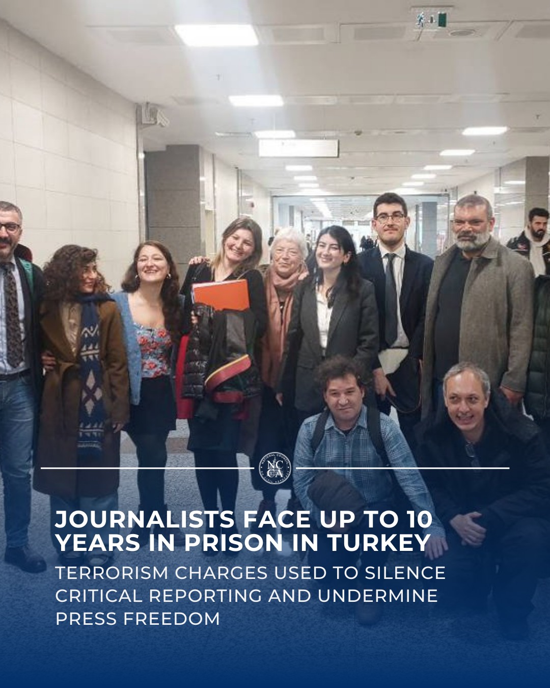 Turkish Prosecutor Seeks Up to 10 Years in Prison for Journalists Over Terrorism Allegations
Turkish prosecutors are seeking prison sentences of up to 10 years for a group of journalists based on alleged terrorism-related links, despite the absence of credible evidence connecting their journalistic work to violent activity.
The case reflects a broader pattern in Turkey where counterterrorism laws are used to criminalize journalism, restrict press freedom, and silence critical reporting. Charging journalists for their professional activities undermines freedom of expression, due process, and the public’s right to information.
Such prosecutions raise serious concerns about the independence of the judiciary and the continued erosion of media freedom in Turkey.
Read more:
https://loom.ly/zLF3ucY
#Turkey #Turkish #HumanRightsViolations #PressFreedom #RuleOfLaw