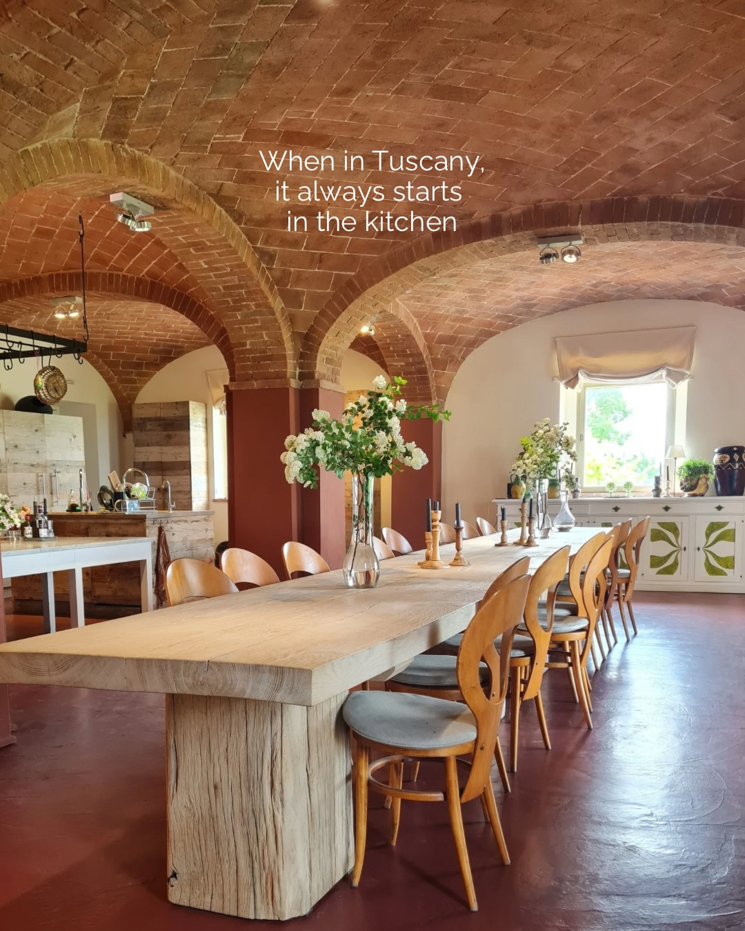 At the heart of every meal is connection.
Extra virgin organic olive oil pressed from our own trees.
A warm soup, inspired by the seasons.
A kitchen where food is prepared together.
A long table where stories are shared.
Here, nourishment turns into connection.
Retreat at L’Oliveto in Tuscany,
and get inspired by the seasons.
Reach out for more information,
to host a retreat at L’Oliveto.
#retreatvenue #cookbook #slowliving