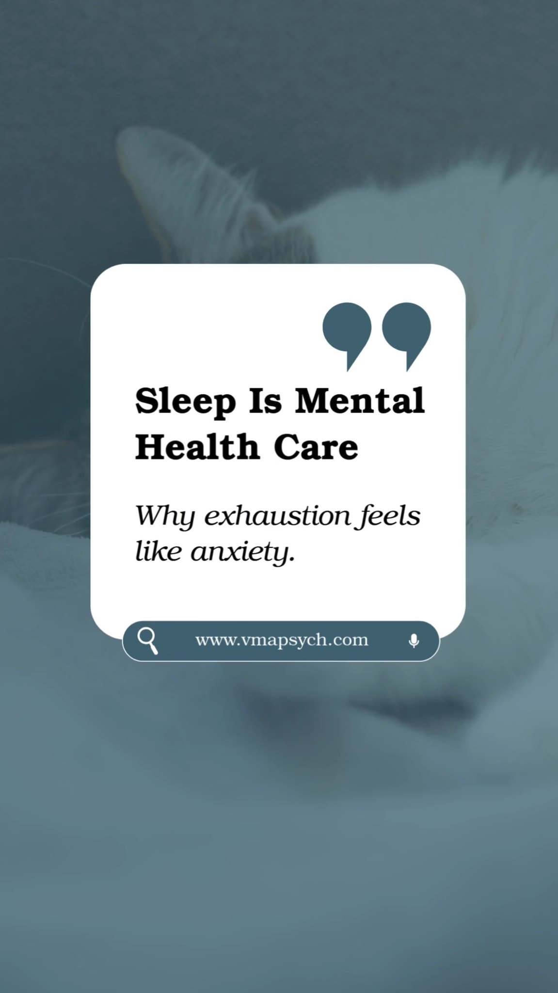 It’s not just "being tired."
Have you ever noticed that after a bad night’s sleep, your patience wears thin, your anxiety spikes, and small stressors feel unmanageable?
That’s because sleep and emotional regulation are deeply connected. Think of sleep as a nightly "reset" button for your brain. Without it, your emotional processing center goes into overdrive.
For this #WellnessWednesday, we are looking at Sleep as a Mental Health intervention.
Swipe or watch the video to learn: 1️⃣ Why your brain needs rest to handle stress. 2️⃣ One tiny change (consistent wake times) that helps. 3️⃣ A simple 15-minute wind-down routine.
If sleep is a struggle right now due to stress or trauma, be gentle with yourself. It’s not a failure—it’s a signal that you need support.
#MentalHealthTips #TorontoTherapy #vmapaych #etobicoketherapy