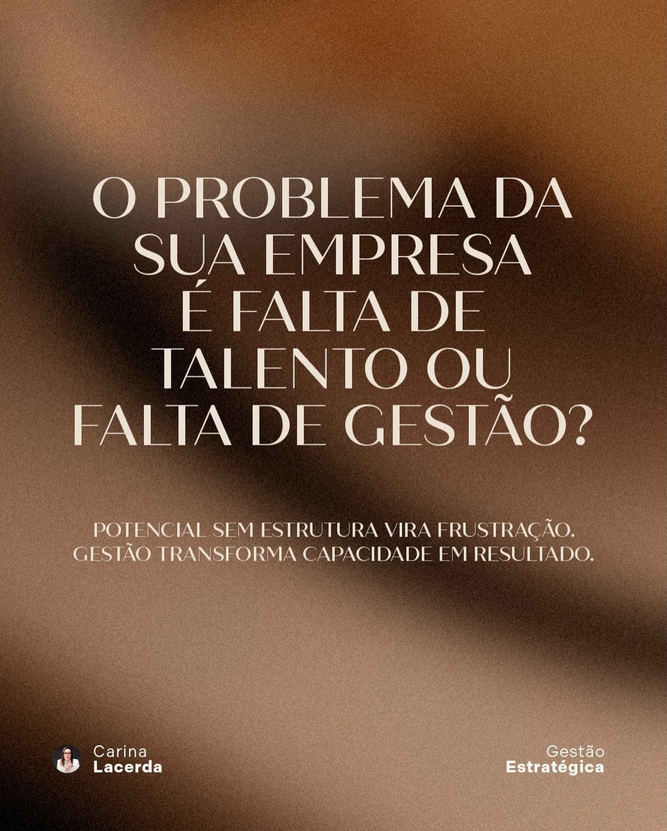 Muitos empresários acreditam que o crescimento trava por falta de pessoas qualificadas.
Mas, na prática, o que mais limita os resultados é a ausência de estrutura, direcionamento e gestão.
Talento sem clareza se perde.
Pessoas sem processos se frustram.
Equipes sem liderança forte não performam no seu máximo.
Antes de buscar novos profissionais, vale olhar para dentro:
👉 como sua empresa desenvolve, direciona e sustenta o potencial que já tem?
Gestão de pessoas não é custo.
É a base para transformar capacidade em resultado real.