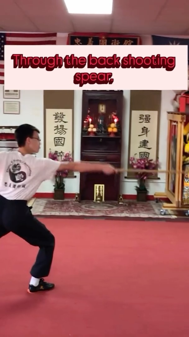 Working on making it smooth. 🙂 #zykfa #kungfu #martialarts #spear #madisonwi