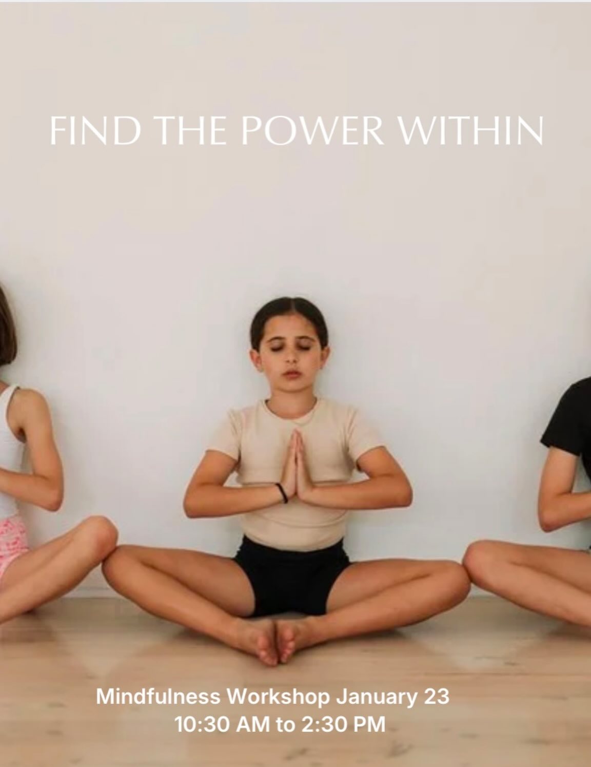 FIND THE POWER WITHIN Through movement, breath, mindful play, and imagination, children connect with their inner compass — their Northern Star — and learn emotional tools that help them feel steady, confident, and centred. This workshop is guided by Marketa and her signature COMPAS Framework, a child-friendly wellbeing system Her multidisciplinary background allows her to weave yoga, emotional regulation, and holistic support into a deeply transformative experience for children. COMPAS helps children build emotional resilience, self-belief, and a clear inner direction so they can navigate life’s challenges with confidence. Kids will learn practical ways to regulate big feelings, strengthen their mindset, and discover the unique spark that makes them who they are. Your child will leave feeling grounded, proud, and empowered. Perfect for ages 5–11. Limited spots. myasana.com.au | Call Tal on 0402 517 250.