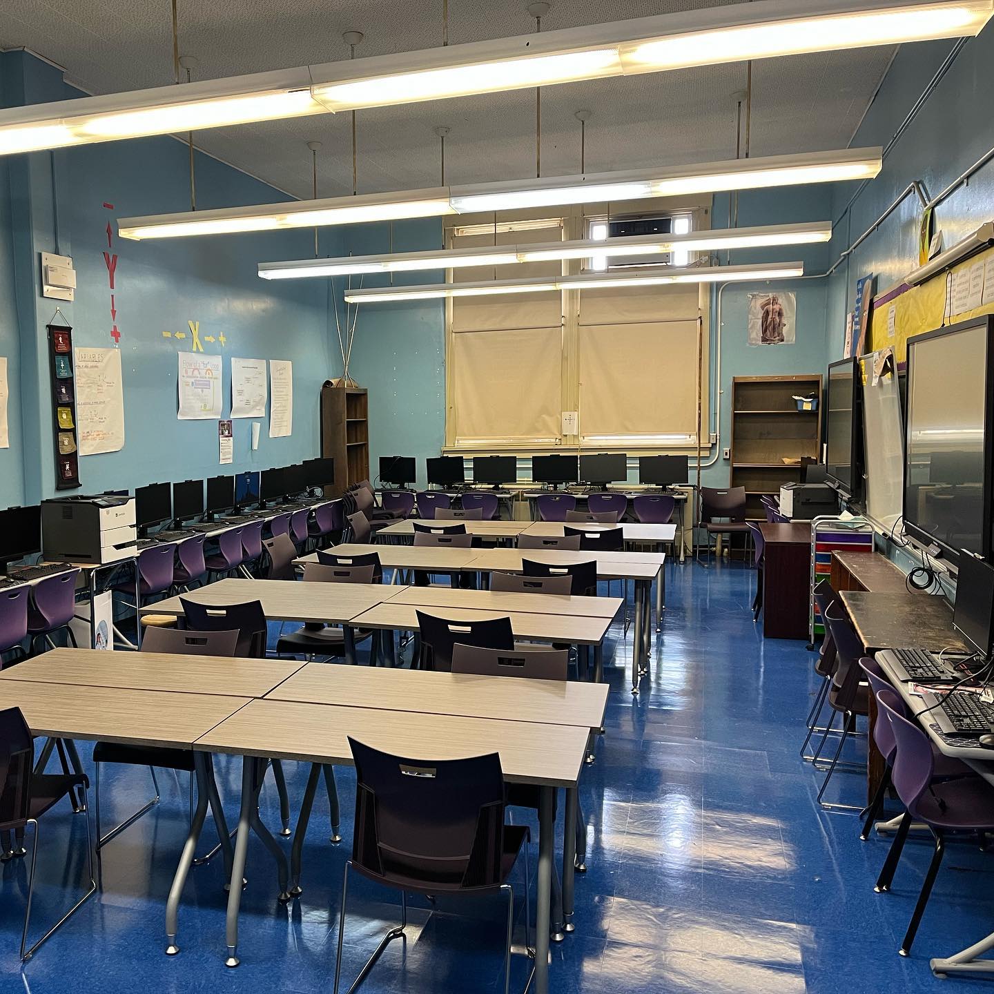 Our computer 🖥️ lab was recently updated with brand new 2023 Promethean Smart boards.