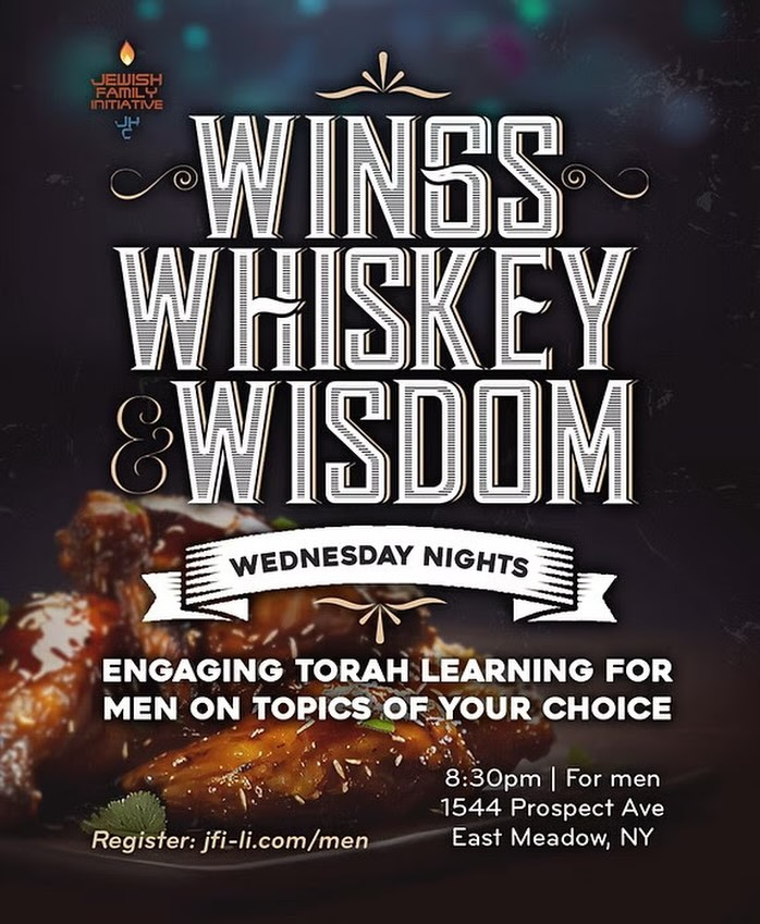 Join Us Tonight: Wings, Whiskey & Wisdom 🎉🥃📖💬