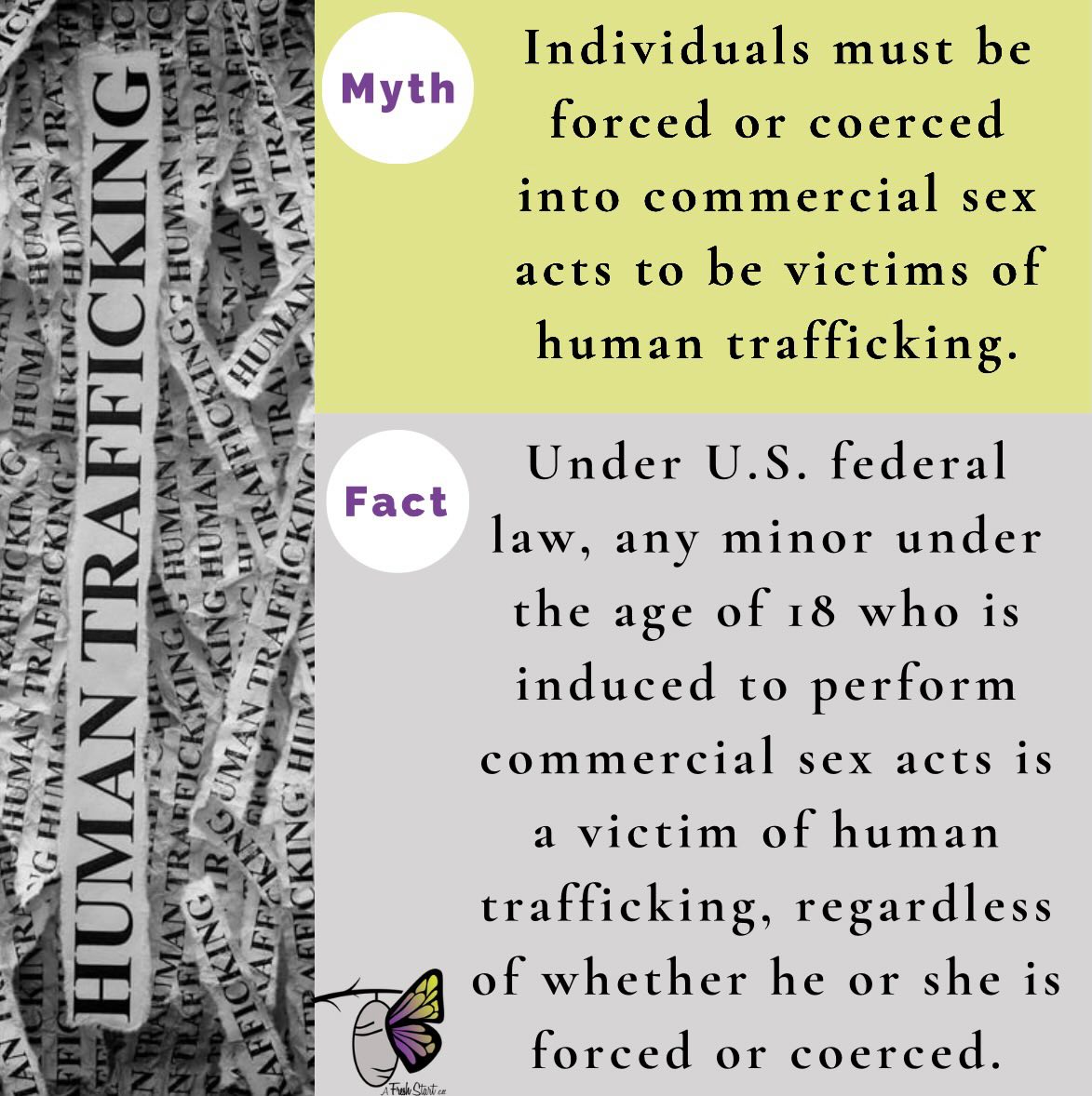 To stay informed about the issue of Human Trafficking make sure to follow us on Instagram and Facebook. Para mantenerse informado sobre el tema de la Trata de Personas asegúrese de seguirnos en Instagram y Facebook. @afreshstartclt #trafficking #sextrafficking #knowthefacts #sextraffickingawareness #afreshstartclt