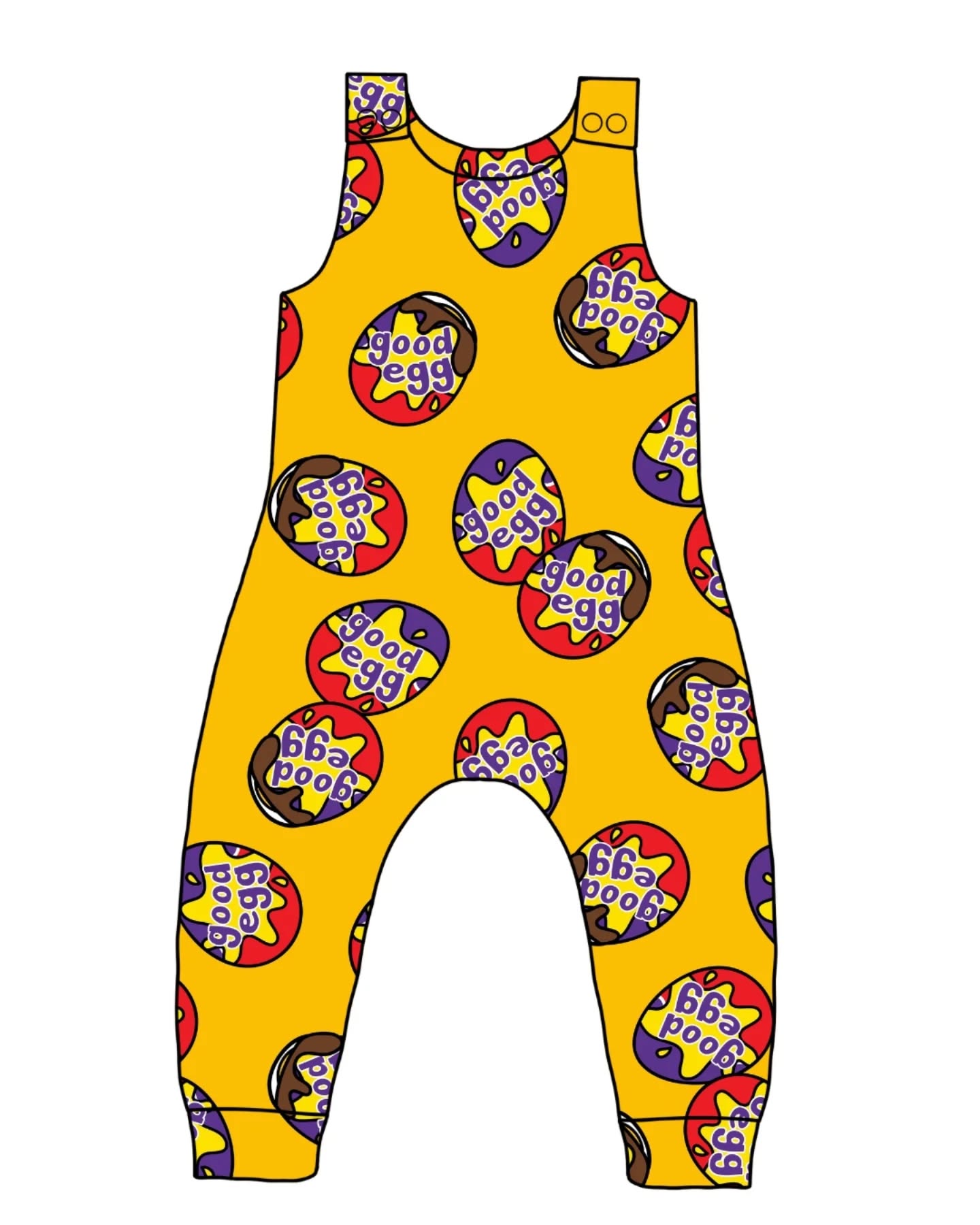 The Eggs are already in the shops, so I've popped my Good Egg design up on the shop.
I've made a mock up of how it would look as dungarees, and the results are.... Ridiculous! I'm definitely making a pair for Patrick!
Dungarees are available for ages 0 to 5, and I can also make trousers and tees for 0 to 12 years
#cremeegg #uniquekidsclothes #easteroutfit #howdoyoueatyours #handmadeinedinburgh