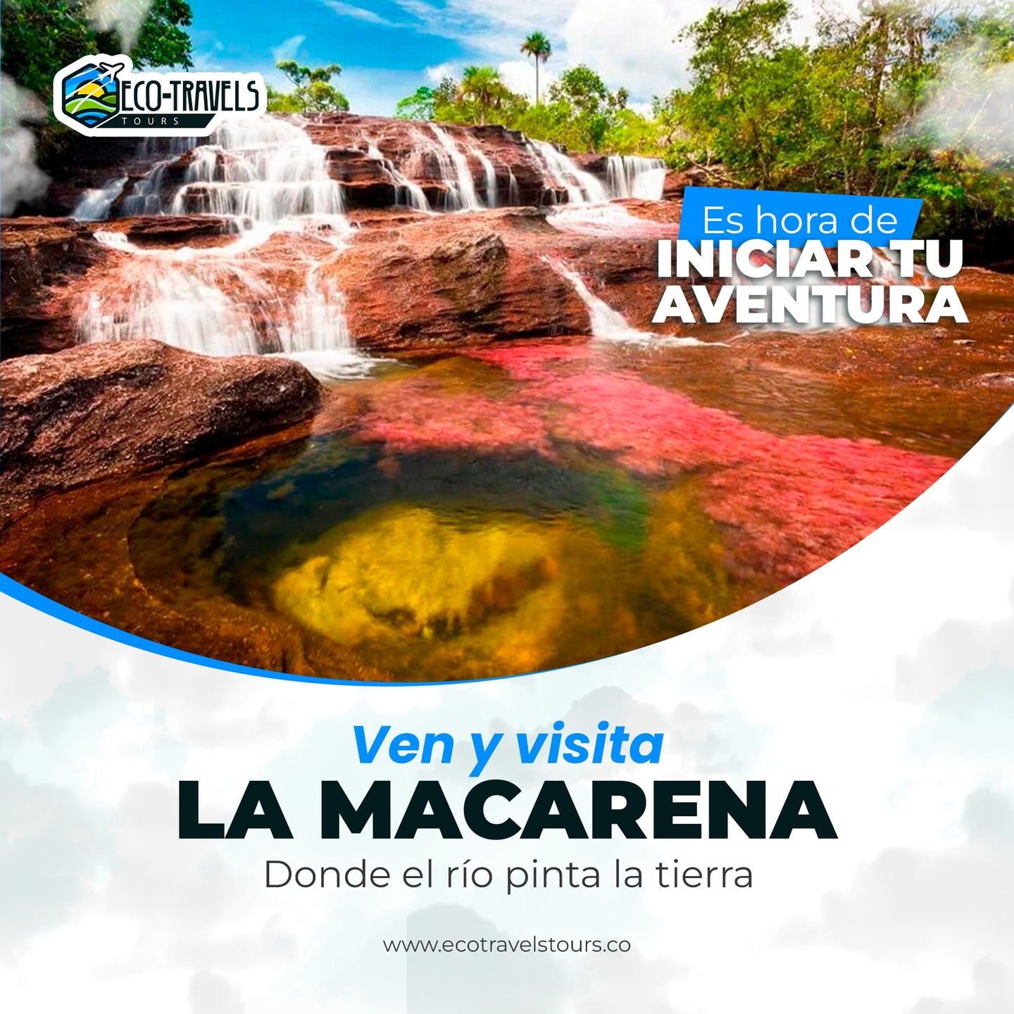 La Macarena es un tesoro natural único.
Caño Cristales deslumbra con sus cinco colores, rodeado de selva y biodiversidad.
Una experiencia que transforma el alma.
#LaMacarenaMeta #CañoCristales #EcoTravelTours