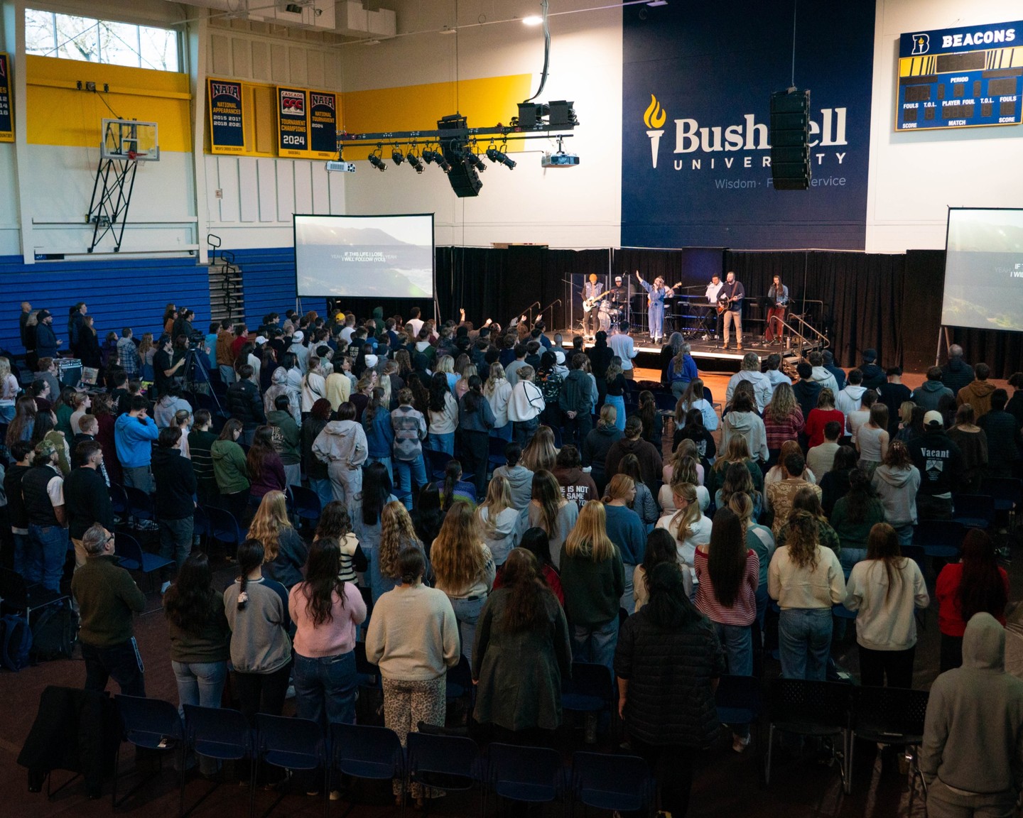 First Chapel of 2026! 🙌
Starting off the year together with alumni band worship and a message from Dr. Womack: "Salvation isn't a matter of accomplishment, it's a matter of surrender as you ask yourself, 'Am I a fan or follower of Jesus?"