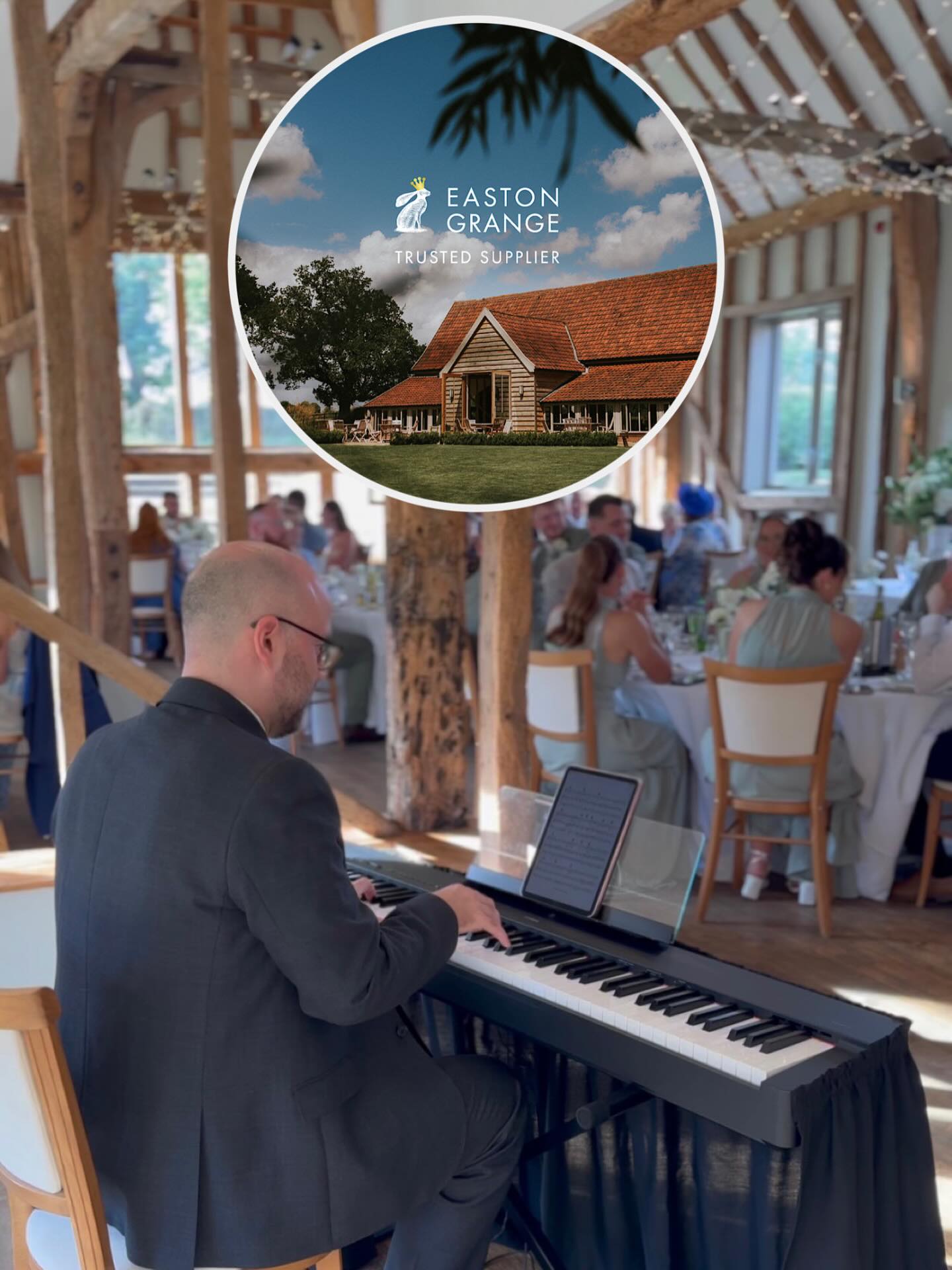 Wedding Breakfast Music…
The perfect time to tailor music to your guests - whether that be a selection of songs to relax & compliment an exemplary dinner service or to dot in a few singalong hits for those that are happy to keep the wine pouring & the celebrations high … all is in hand with Daniel, Trusted Supplier to @eastongrange
www.daniellaw.co.uk (Link in Bio)
#weddingpianist #weddingmusic #eastongrange #bruisyardcountryestate #butleypriory