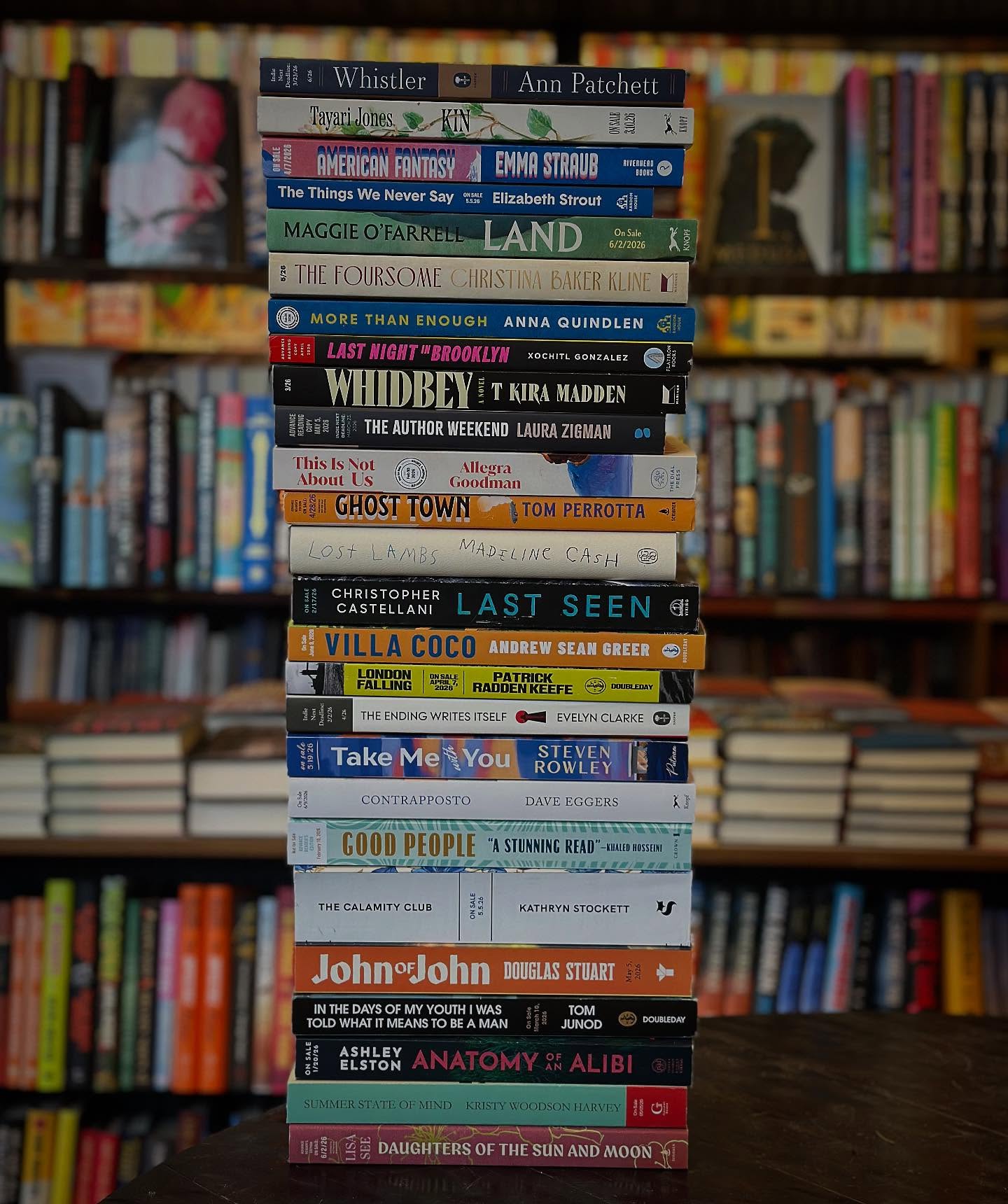 I’m working on a “26 Books for 2026” reel, but it’s taking me forever so until then, here’s a galley stack of 26 contenders. I cannot believe how many books I want to read and devour coming out in the next 6 months.
Zoom in and tell me which ones you are excited to get your hands on!