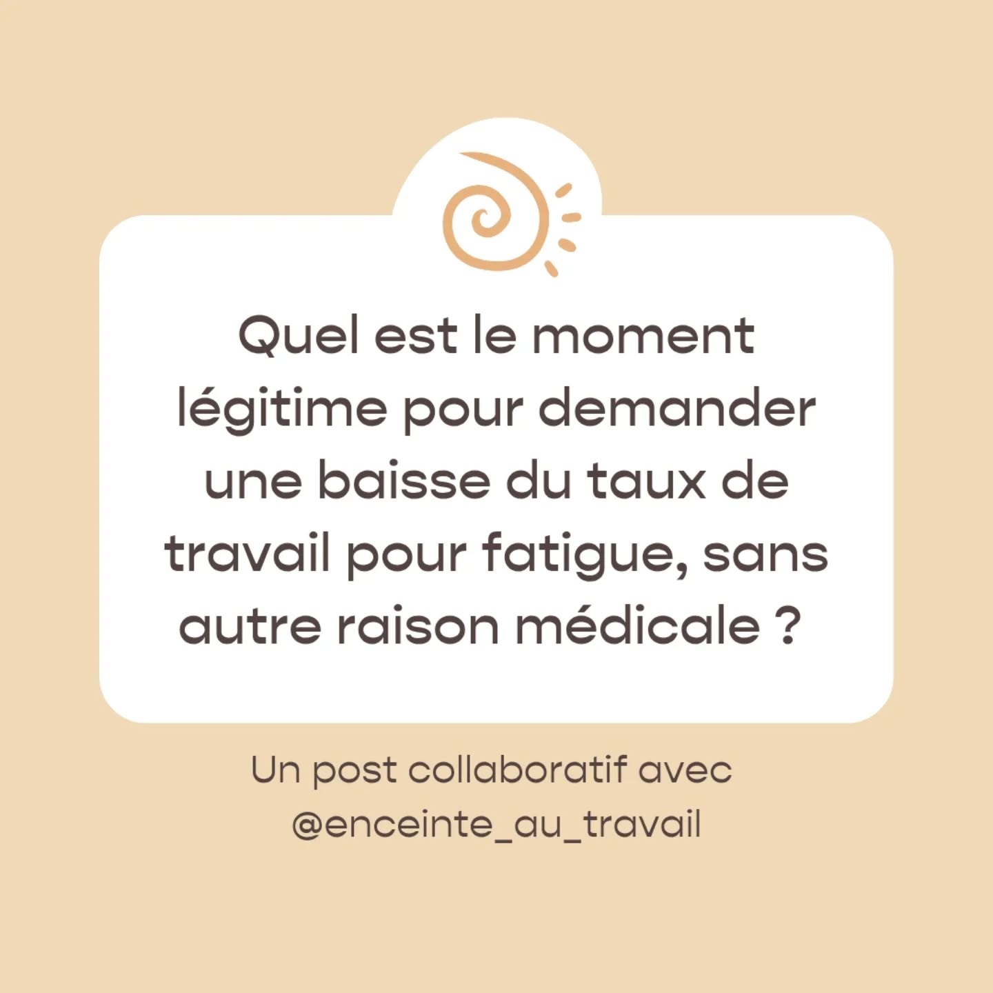 Entre la grossesse, le travail, les droits et la santé : il n’est pas toujours simple de s’y retrouver.
Cette publication est une collaboration avec Aline, une spécialiste en santé au travail, afin de croiser les regards médicaux et juridiques.
L’objectif : vous aider à mieux comprendre ce qui est normal, ce qui est possible et à qui en parler.
Écouter son corps et connaître ses droits, c’est aussi prendre soin de sa grossesse.
#Grossesse #FatigueGrossesse #DroitsDesFemmes #TravailEtGrossesse #Suisse SageFemme DroitsAuTravail Maternité