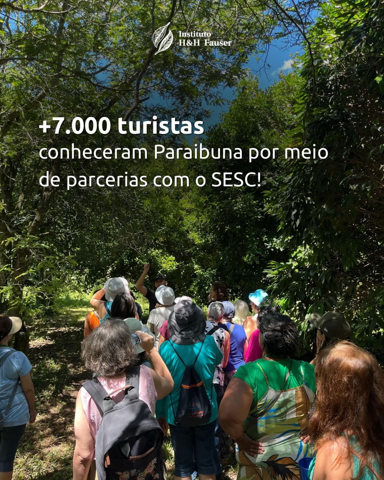 Nos últimos anos, levamos mais de 7.000 pessoas para conhecer Paraibuna por meio de uma parceria construída com o SESC.
Essa atuação é resultado de um trabalho contínuo para fortalecer o turismo da nossa cidade, além de valorizar o território e conectar visitantes aos atrativos, ao comércio e à cultura da cidade.
Ao longo dessas experiências, apresentamos o que Paraibuna tem de mais genuíno, desde o café da Dona Irene, as histórias da cidade, os sabores das frutas nativas e as belezas naturais que marcam quem passa por aqui.
É assim que seguimos construindo caminhos entre pessoas, território e cultura. E este ano tem muito mais! 🥰
#ihhf #sesc #turismo #paraibuna #ong