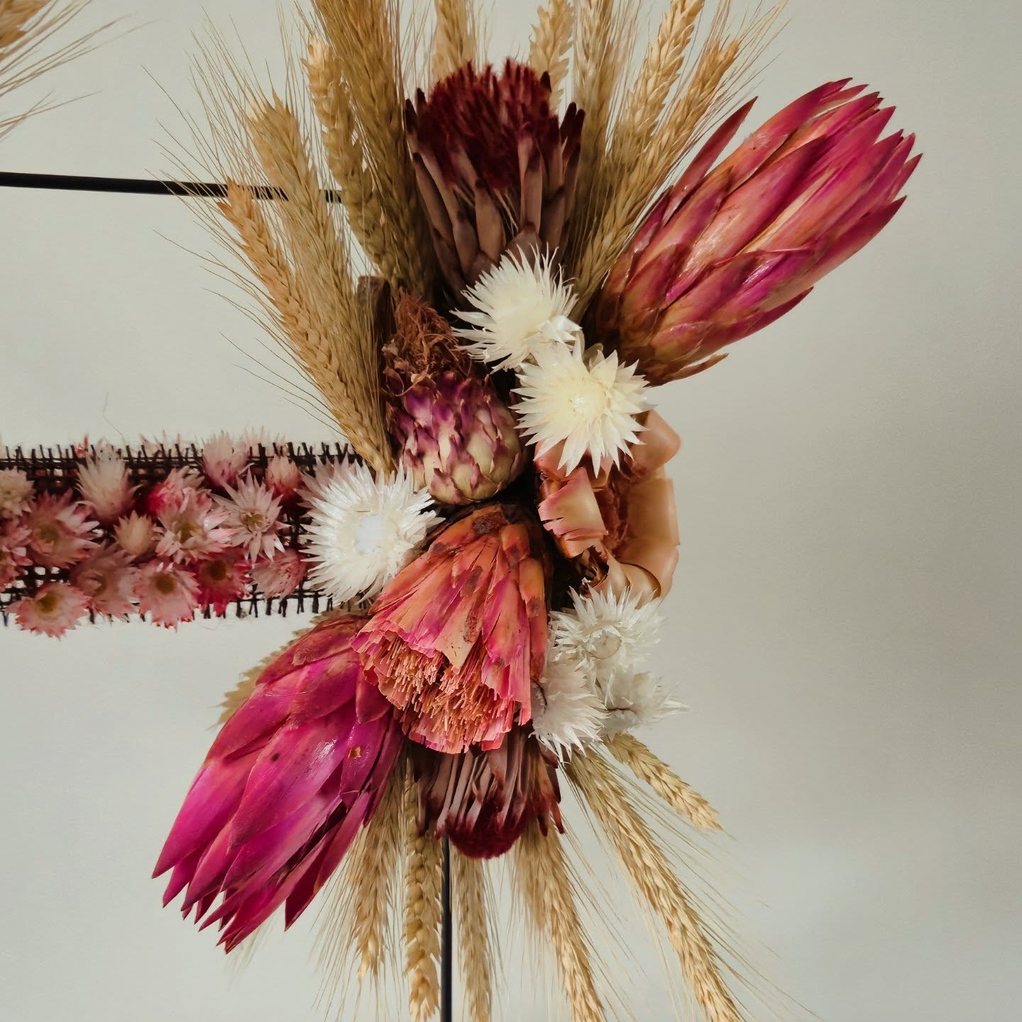 ✨ Nieuw in de webshop & bij Boekhandel ’t Oneindig Verhaal ✨
Met heel veel liefde heb ik een nieuwe reeks bloemstukken met droogbloemen en gedroogde protea’s gemaakt. Op de foto zie je twee bloemstukken op dezelfde zwarte metalen houder, samen met een detailfoto van de bloemen 🌸
Dit zijn de eerste stuks van de vijf – elk stuk is uniek en met de hand samengesteld. Ben je benieuwd naar de andere drie?
Je vindt ze allemaal online in de webshop én in Boekhandel ’t Oneindig Verhaal.
💐 Prijzen variëren van €20,95 tot €99,95
Perfect als eyecatcher in je interieur of als bijzonder cadeau.
Welke spreekt jou het meeste aan? 😍
https://www.mouks.be/category/dried-flowers