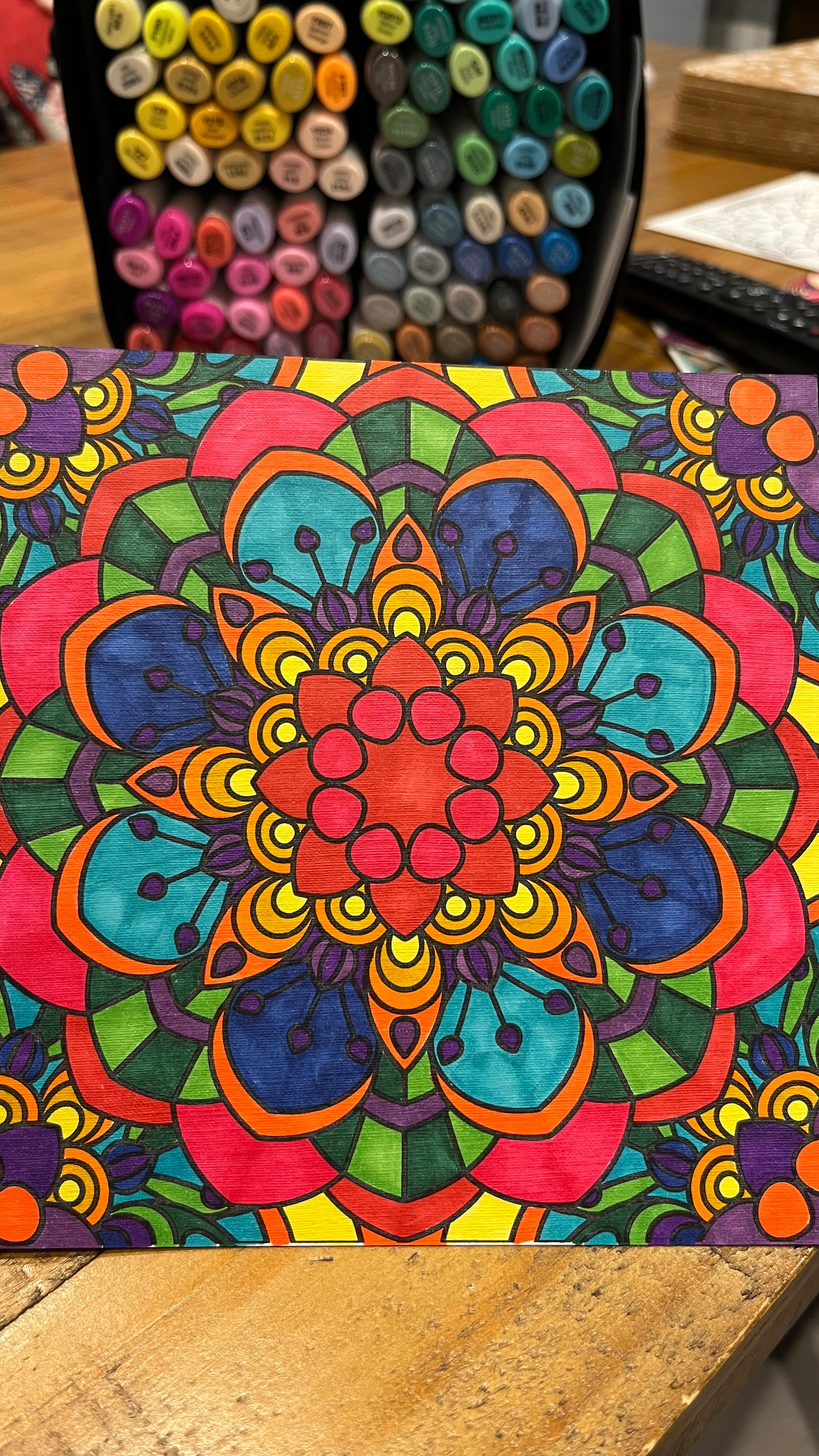 Adult colouring for relaxation 🎨
Watch me colour a mandala-style greeting card designed to be coloured at home. These colour-in card sets are perfect for mindful creativity, stress relief, and quiet screen-free moments. Ideal if you enjoy adult colouring, colouring therapy, or calming creative hobbies.
#colormehappy #mindfulcoloring #coloringart #colouring #coloringforadults