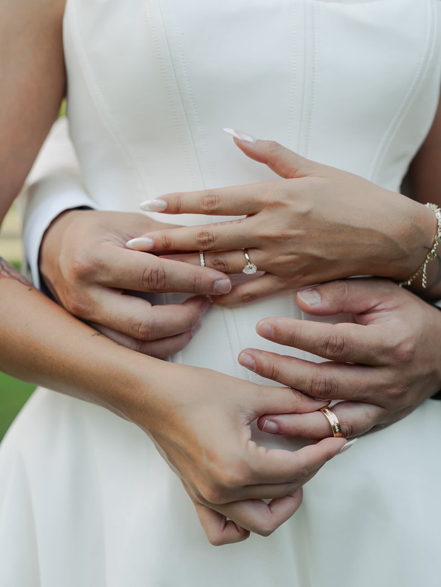 All wrapped up in love — and wearing the proof. These little moments are our favorite part of the day. 🤍💍✨
Coordinator - @dmvweddingsandevents
Venue/catering - @nicholasatthemanorsva
Photography - @isabelbrachophotos
Videography - @set_in_stone_films
DJ - @goldeventgroup
Florals - @petalnbloom.studio
Glam - @rcd.artistry
Desserts - @thepurplecrumbs