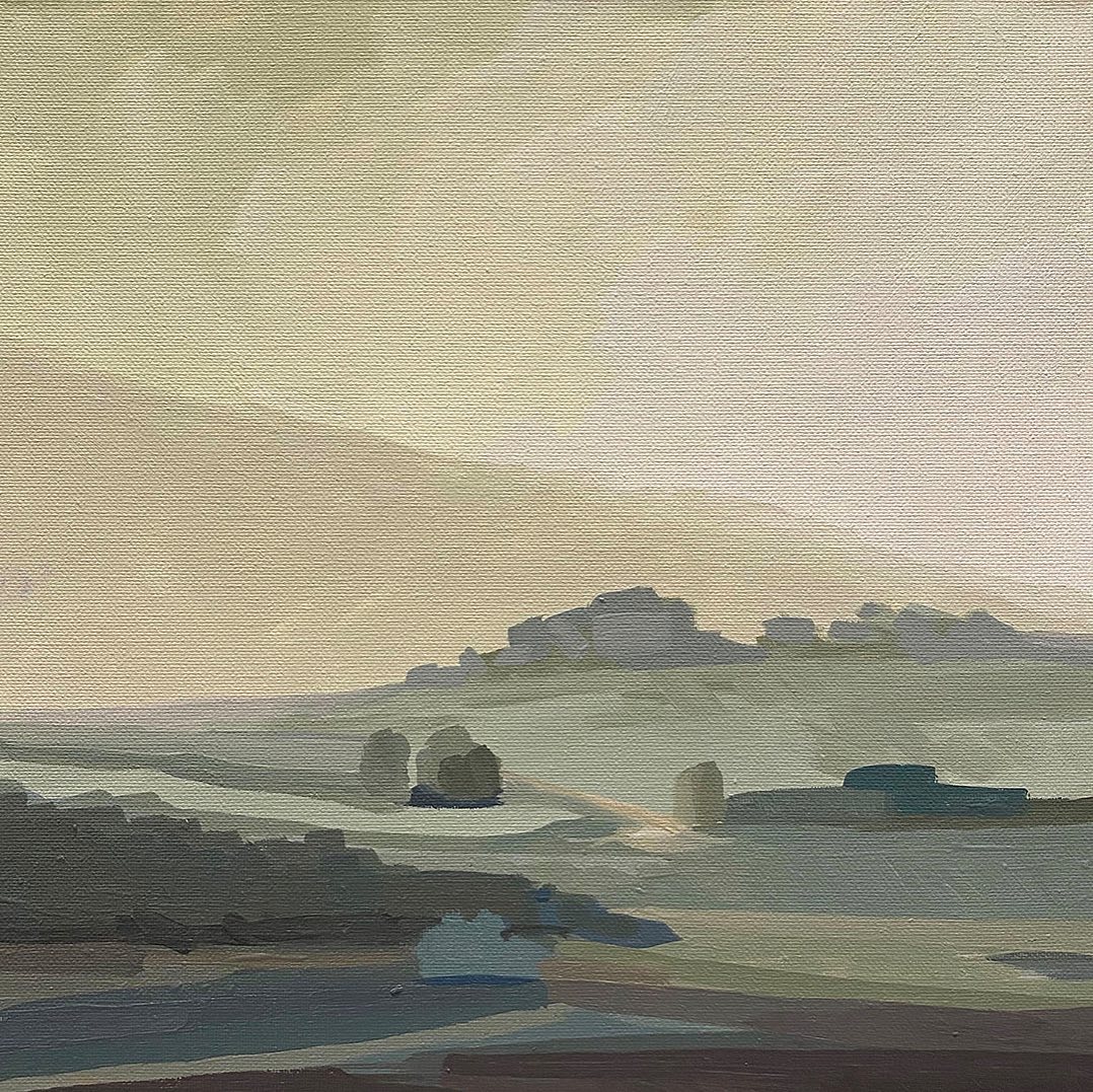 Thank you from the bottom of my heart for all who voted...Misty Daybreak won the Minted x West Elm Art Challenge! This piece will launch in May! #napalandcape #westelm #minted