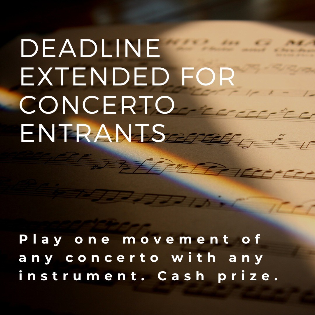 We have extended the deadline for our Concerto competition to Sunday 15 January.
If you can play one movement of any concerto with any instrument, you could win a £100 cash prize.
The competition itself will take place on the evening of Thursday 16 February.
Visit our website to find out more and to enter. Link in bio.
@guildhallschool @rcmlondon @royalacademyofmusic @trinitylaban
Please share if you know a musician who might be interested...