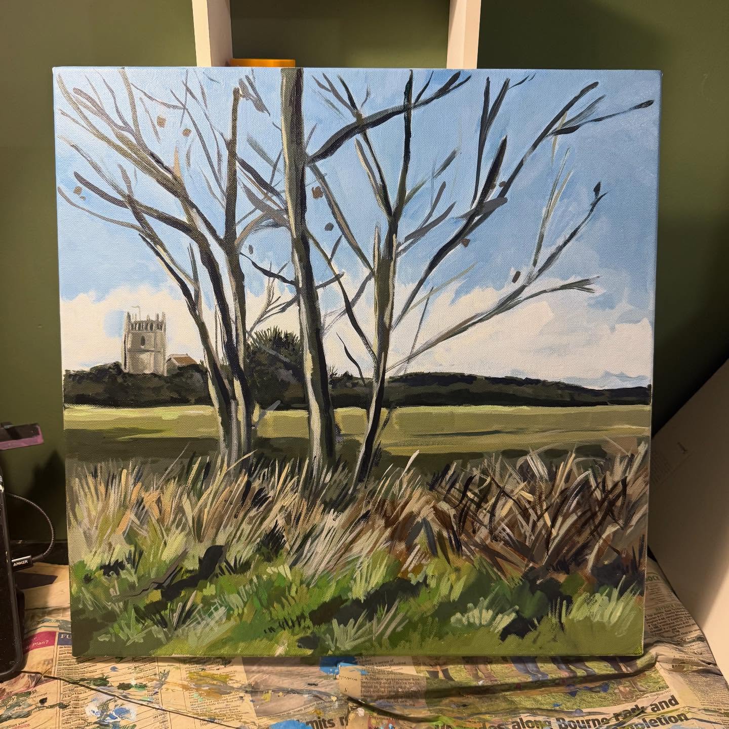 Country Drive, Suffolk - complete ✅ second of the weekend! Very happy with this one.
Views like this are why I love where I live.
#suffolk #suffolkartist #stonham #winterdrive #backingthebid suffolk art | Suffolk artist | landscape art