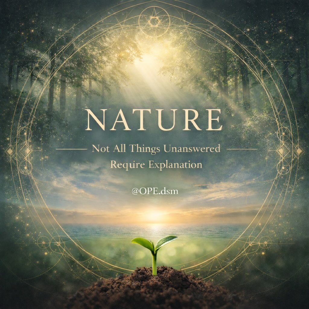 Rest in the knowing that you are nature.
Not separate from it — part of it.
The same intelligence that moves through trees, tides, and soil moves through you. You change the way the seasons do, responding to what’s around you, shaped by connections.
You don’t exist in isolation. Every breath, every thought, every feeling is in relationship — to the earth beneath you, the people around you, the unseen rhythms holding it all together.
Some things will never be fully explained, and they don’t need to be. Nature doesn’t explain itself, it simply continues, connected, alive, and in motion.
So do you.