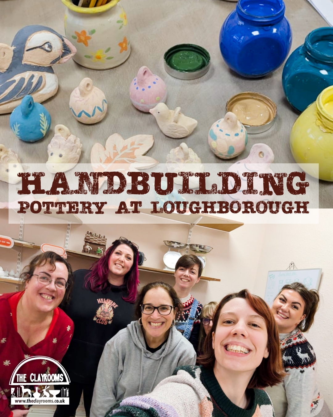 ✨ The last handbuilding pottery course of 2025 ✨
There’s something really special about watching a piece travel all the way from a lump of clay… to something finished, fired and full of character.
These before-and-after moments are from the final handbuilding course of 2025 at our Loughborough studio, and they perfectly capture what these sessions are all about:
👐 slowing down
🎨 experimenting
🔥 trusting the process
💛 and surprising yourself along the way
From raw clay to glazed results - every piece tells a story. And every maker brings something uniquely their own.
#Loughborough #MeetTheMaker #StudioLife