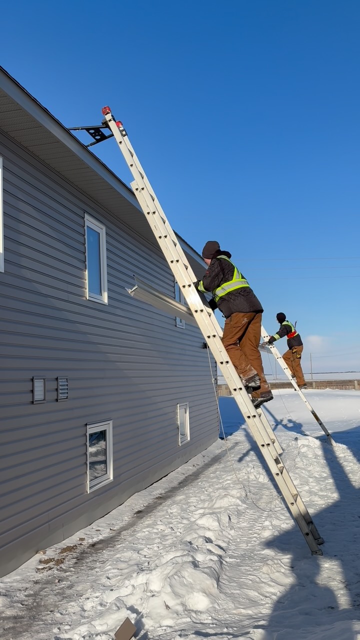 We keep your eavestrough flowing all winter long - so your home stays protected
#eavestrough #winnipeg #winklermb #steel #exterior