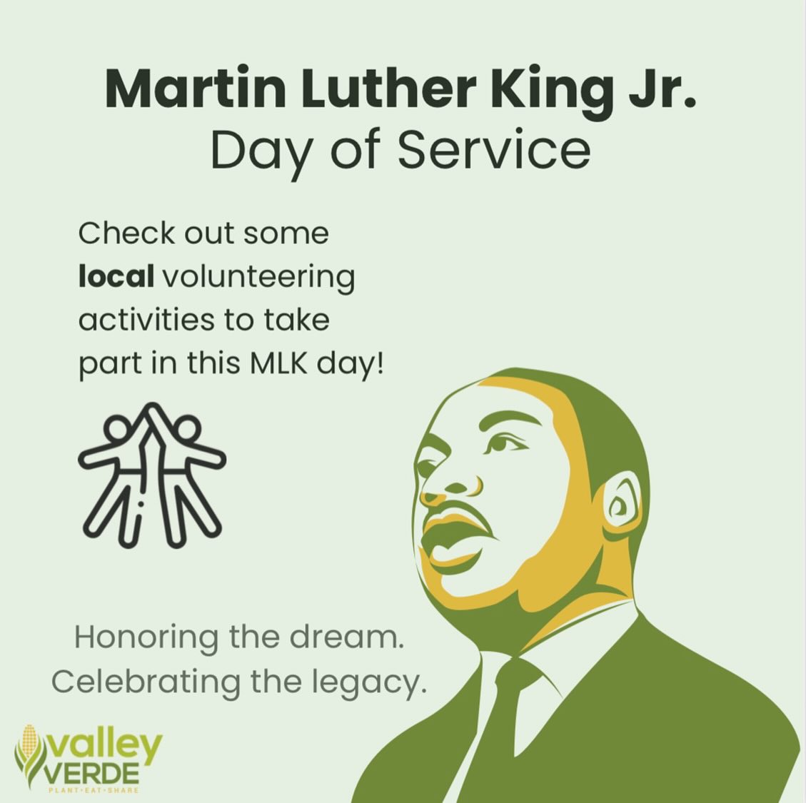 This MLK Day, we’re highlighting ways to give back to our local communities.
Check out a few volunteer opportunities below and sign up to make a difference today. 🌱
Our City Forest
https://www.eventbrite.com/e/mlk-day-of-service-planting-with-our-city-forest-tickets-1110784639759
Keep Coyote Creek Beautiful
https://scc.samaritan.com/custom/502/opp_details/4311
Canopy (East Palo Alto)
https://portal.caclimateactioncorps.org/opportunities/zpzT4AGWPz
#MLKDay #DayOfService #CommunityFirst #Volunteer