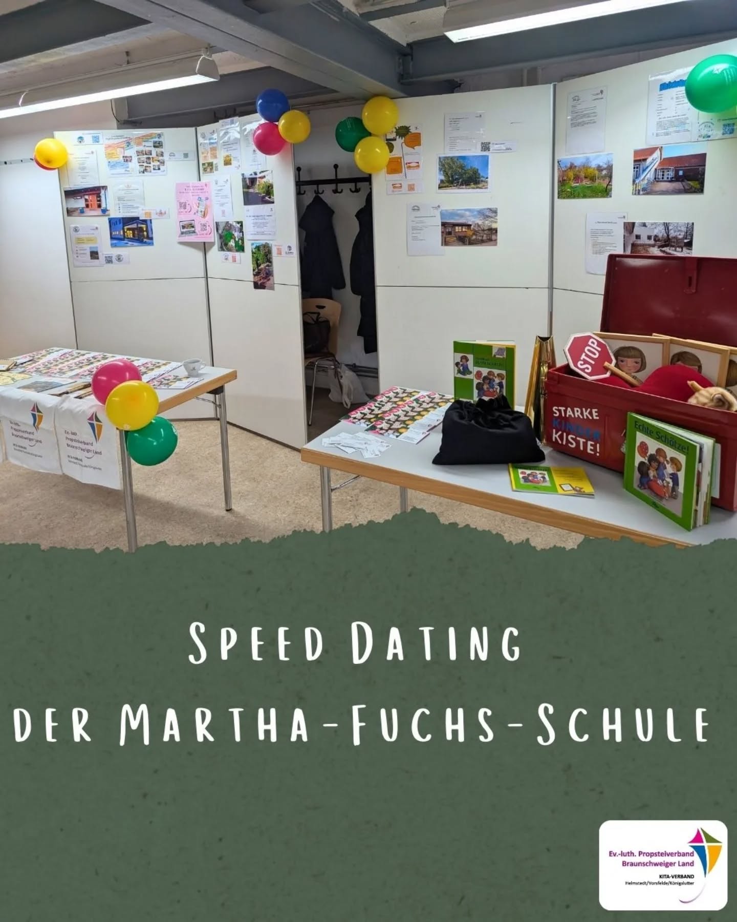 💬 Speed Dating der Martha-Fuchs-Schule 💬
Erneut durften wir uns als Träger beim Speed Dating der @martha.fuchs.schule in Braunschweig vorstellen.
Gestartet hat die Veranstaltung im @kulturzentrum_brunsviga mit Fachgesprächen zwischen den TrägervertreterInnen und den SchülerInnen 💬 Wir haben uns erneut gemeinsam mit der @awo.braunschweig den Thema "Partizipation, kenne ich doch schon... Theoretisch läuft es - und in der Praxis?" gewidmet.
Im Anschluss konnten wir uns ganz individuell mit den interessierten Schülerinnen, Schülern aber auch den Lehrkräften austauschen.
Vielen Dank an die @kita.stephani.he und die @kita.marienberg.he für die tolle Unterstützung und die Praxiseinblicke!!
#flugrichtungzukunft #kitaverbandhevokoe #marthafuchsschule #kindergarten #kinderkrippe