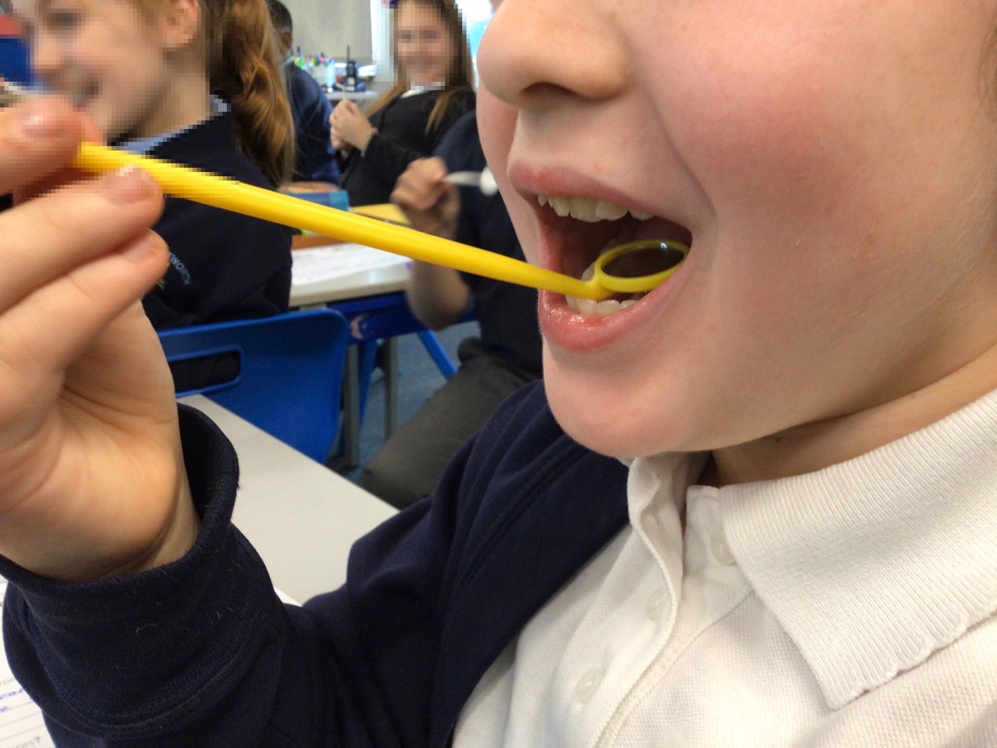 Year 4 children delved into the fascinating world of teeth as part of their Animals, Including Humans topic! The children's sticky knowledge this week was to explore why we have different shaped teeth. They compared their own teeth with those of various animals using mirrors.