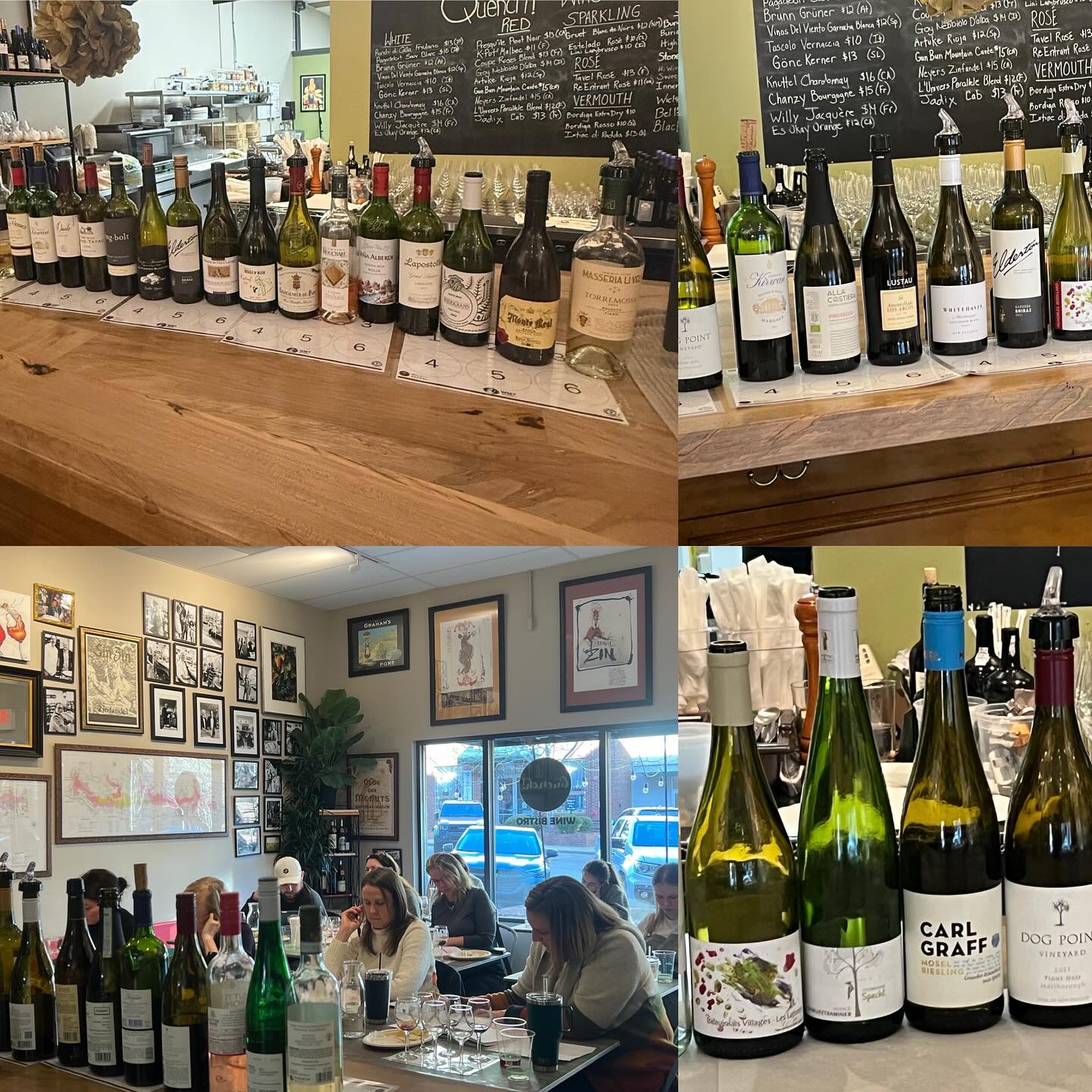 First WSET L1 & 2 of 2026 wrapped in Asheville @quenchavl. 50+ wines and, as promised, a bottle of Sherry in each course!Lots of energy and enthusiasm from students which provided a great kick off to my 2026 teaching year! Loved the bonus snow storm on Sunday! Next stop: @wines.on.main in Paso Robles! #wset #metrowinesavl #quenchavl