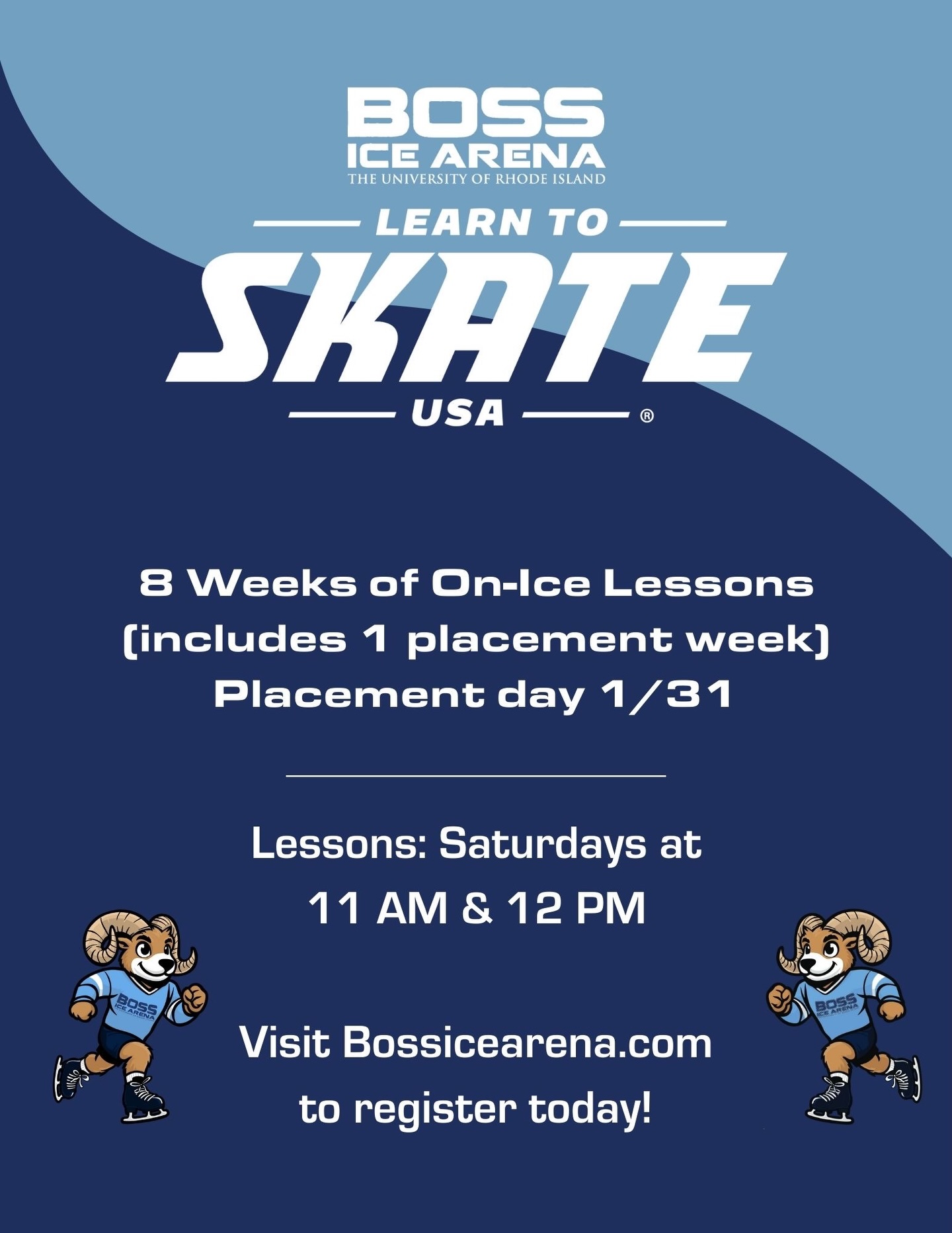 Give your kids a cool way to build confidence, make friends, and have fun on the ice ❄️⛸️
Boss Ice Arena’s Learn to Skate program is the perfect first glide, with an expert instructor, a safe and supportive environment, and lots of smiles along the way. Whether they’re stepping on the ice for the first time or leveling up their skills, we’ll help them skate with confidence from day one.
Winter 2 sessions open now! Spots fill fast—enroll today and let the fun begin! 👋✨