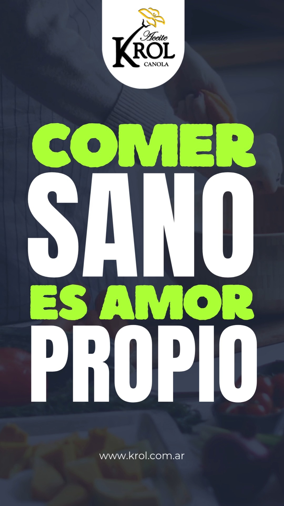 Cuidarte empieza por lo que elegís todos los días.
💚 Comer sano es amor propio.
Y sumar KROL a tu cocina es elegir salud, sabor y bienestar real.
Nuestro aceite 100% prensado en frío, rico en Omega 3, 6 y 9, te acompaña a construir hábitos que se sienten —por dentro y por fuera—.
✨ Elegí bien. Elegí KROL.
Tu cuerpo te lo va a agradecer.
👉 Encontranos en tiendas autorizadas o comprá online con promos activas.
www.krol.com.ar