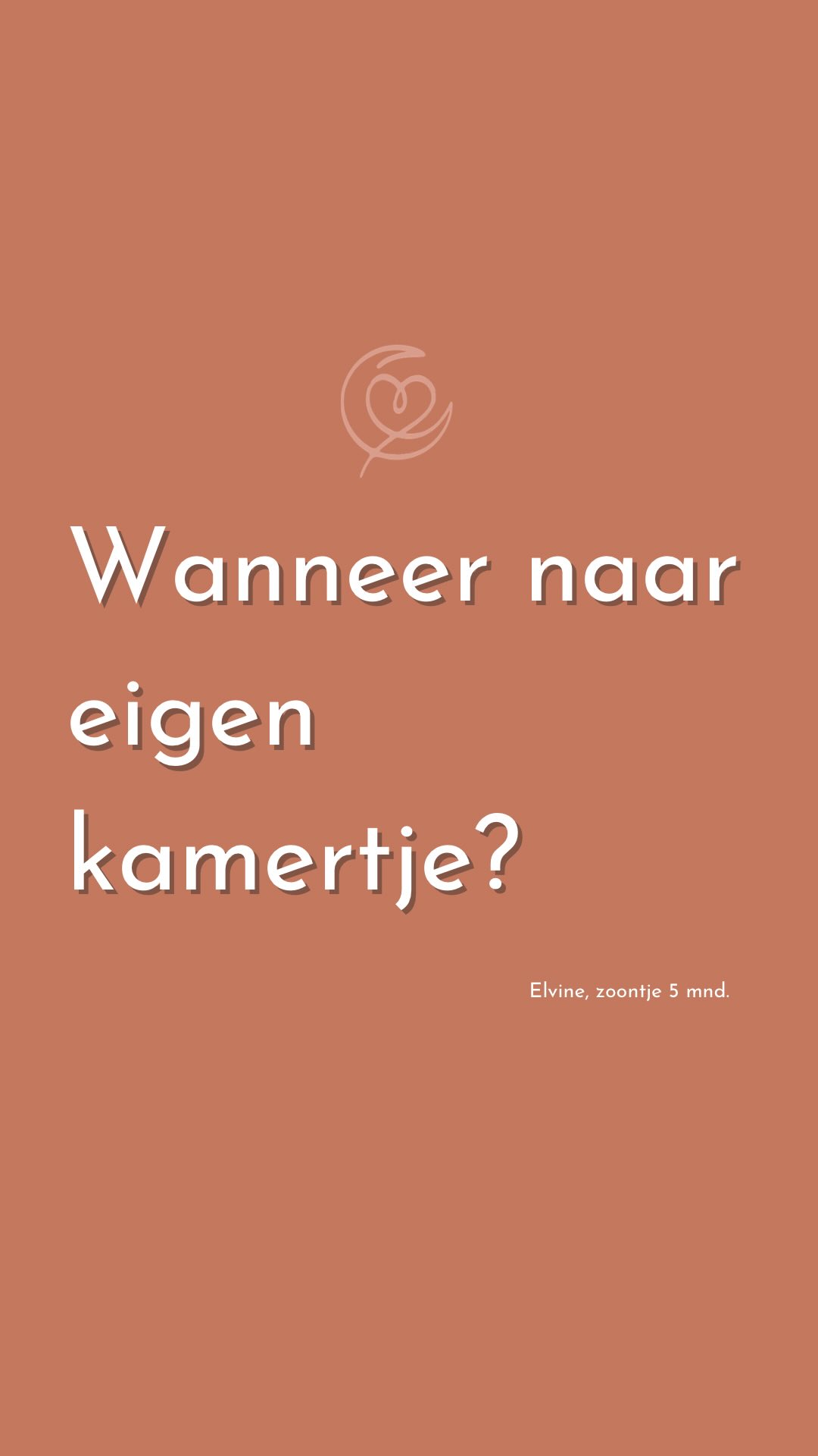 💫’Mijn baby is nu 5 maanden en we vragen ons af wanneer we hem het beste aan zijn eigen kamertje kunnen laten wennen? Is er een leeftijd waarop dat het beste kan?’
Luister ons advies in de post!
Is deze post (nóg) niet relevant voor jouw situatie? Sla hem gerust op of deel hem met iemand die deze tips goed kan gebruiken.
❓Heb je vragen over de post? Stel ze gerust hieronder of stuur ons een berichtje. We beantwoorden altijd alle berichtjes die we krijgen.
✨En heb jij een goede tip voor deze vraag? Deel gerust! Fijn.
En wil je wel graag aan de slag om jouw baby op een liefdevolle manier te begeleiden bij zelf leren slapen in eigen bedje? Zet liefdevol onder deze post en je ontvangt meer info.
Liefs, Marijke & ❤️ team