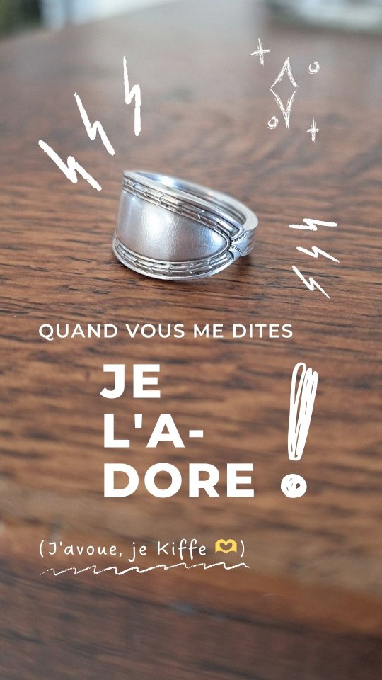 Elle est tombée en amour ❤️
Et je lui ai fait une bague à sa taille.
J'adore vous voir dire :
« 😯 Ohh!? mais elles sont super agréables à porter en fait !! »
« Mais, c'est incroyable! 🤩»
« Je regarde juste 😏 (je t'en ai déjà acheté deux... 🤭) »
Votre enthousiasme est tellement gratifiant 🫶🥰
🌀Et si tu me découvres, je suis Camille et je crée des bijoux en Argenterie (oui, oui, t'as bien lu, avec des cuillères et des fourchettes 😉).
Mais pas n'importe comment !
Car j'utilise des techniques de bijouterie traditionnelle et j'ai un sens très poussé du détail 😌💍
Viens, je te montre 🫶 @bytessa.ch
✨
👀 La bague de cette vidéo est aussi encore dispo sur mon site en taille 53 si jamais
Ou sur commande 💌
#bijouxenargenterie #bijouxsuisse #bijouxfaitsmain